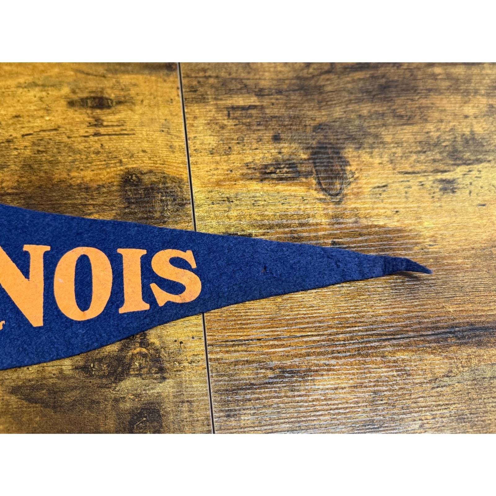 Vintage University of Illinois pennant