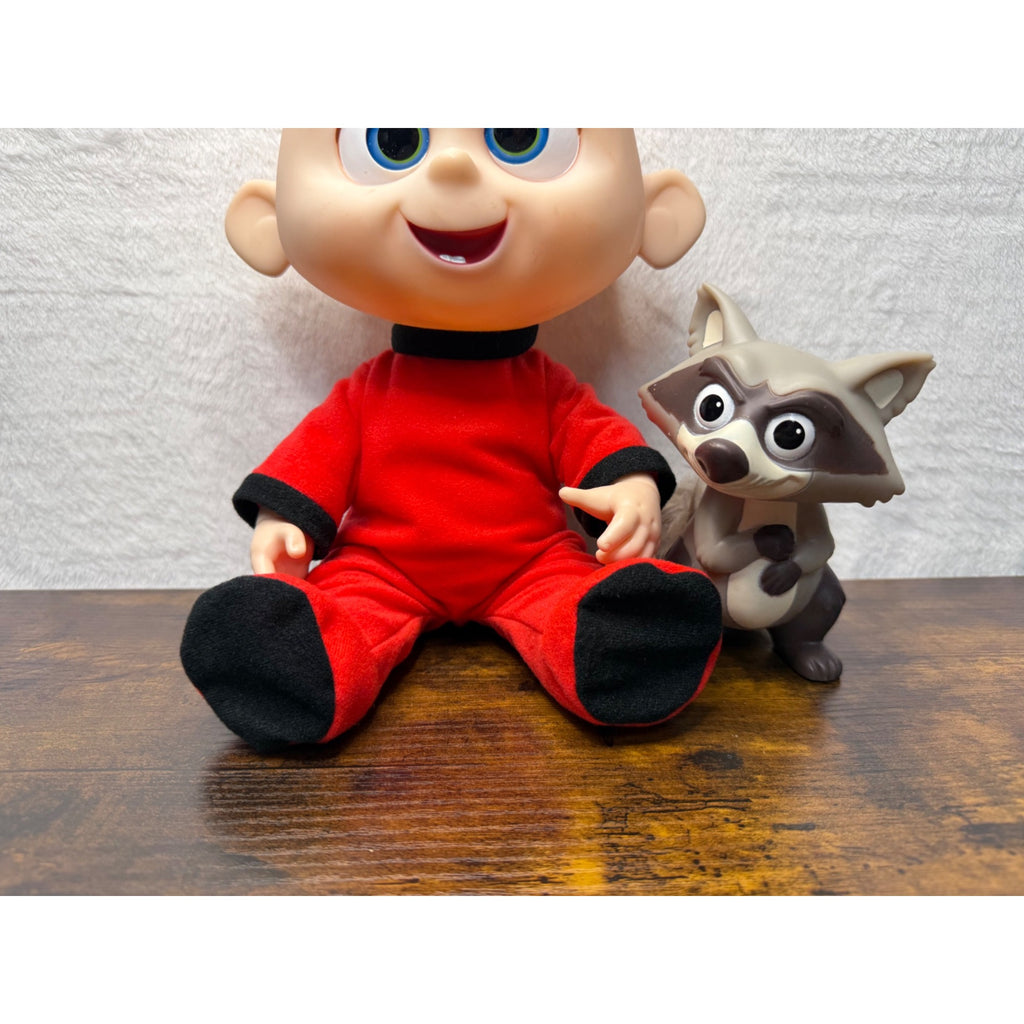 The Incredibles 2 baby Jack Jack and raccoon works