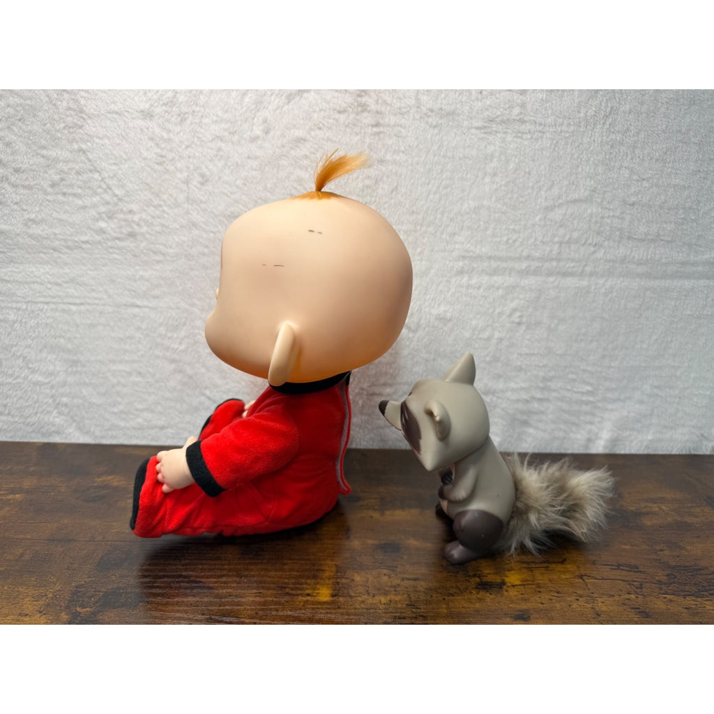 The Incredibles 2 baby Jack Jack and raccoon works