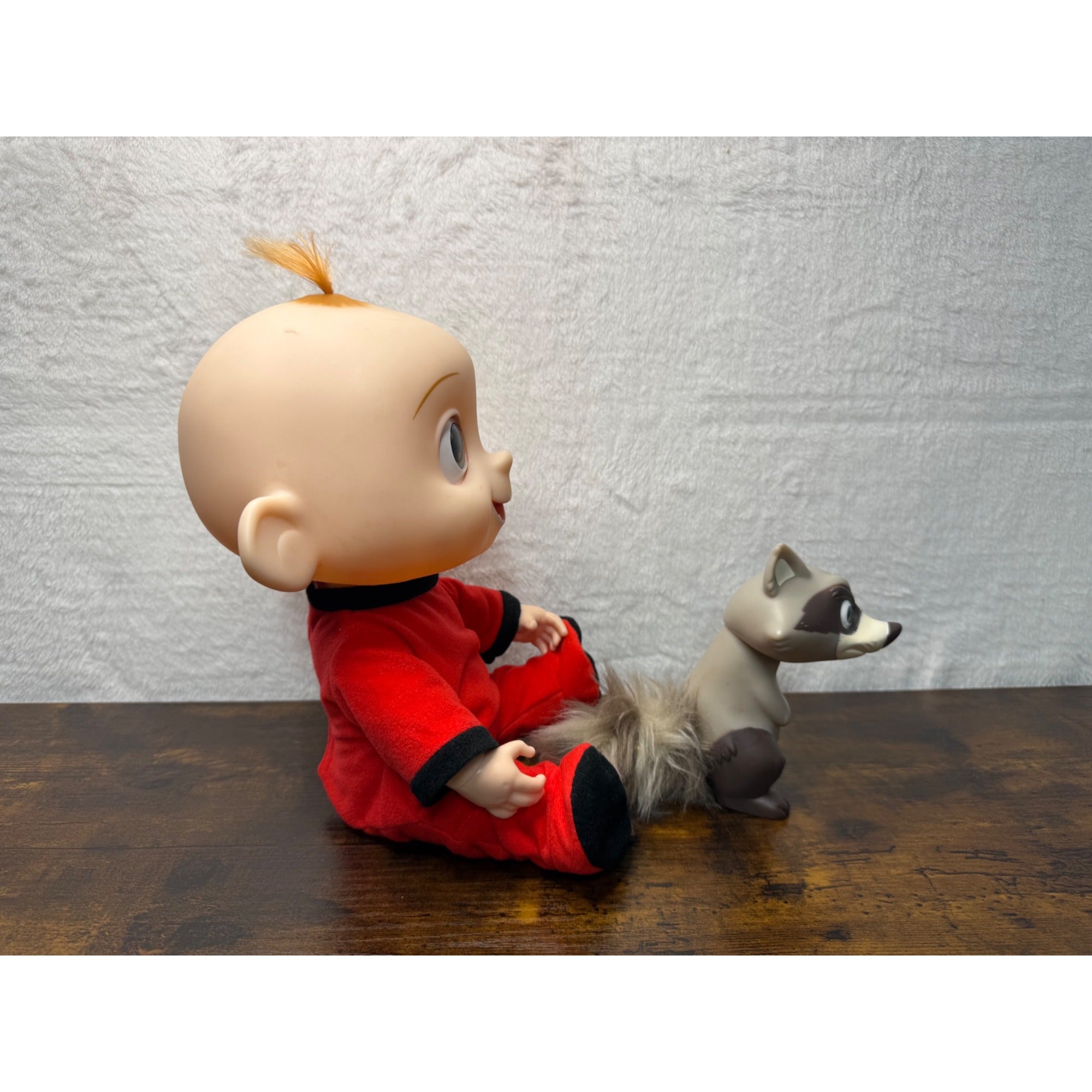 The Incredibles 2 baby Jack Jack and raccoon works