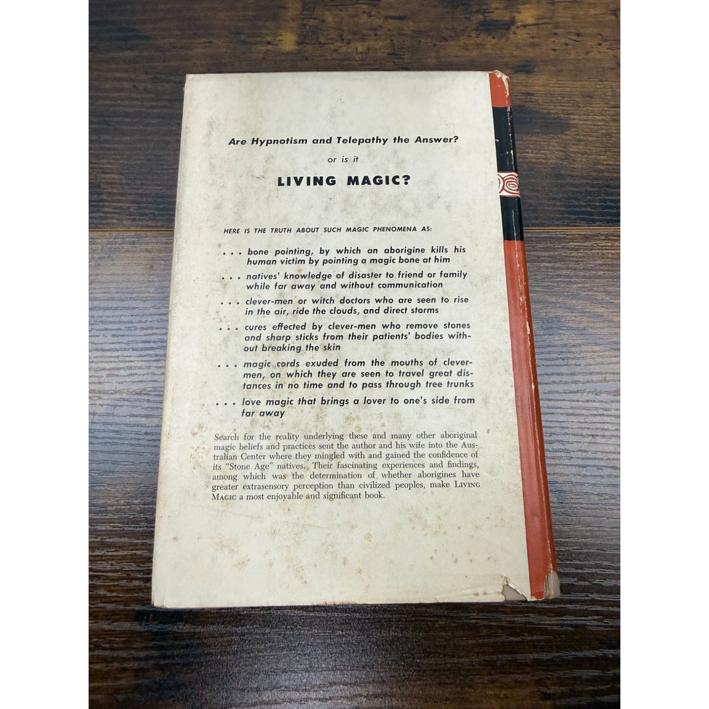 Living Magic By Ronald Rose Hardcover 1965 Rand McNally Australian Aboriginal Beliefs