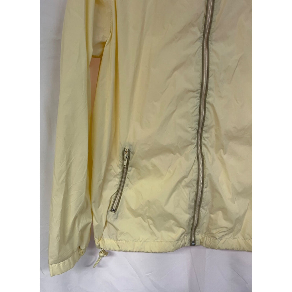Quiksilver pale yellow windbreaker size M