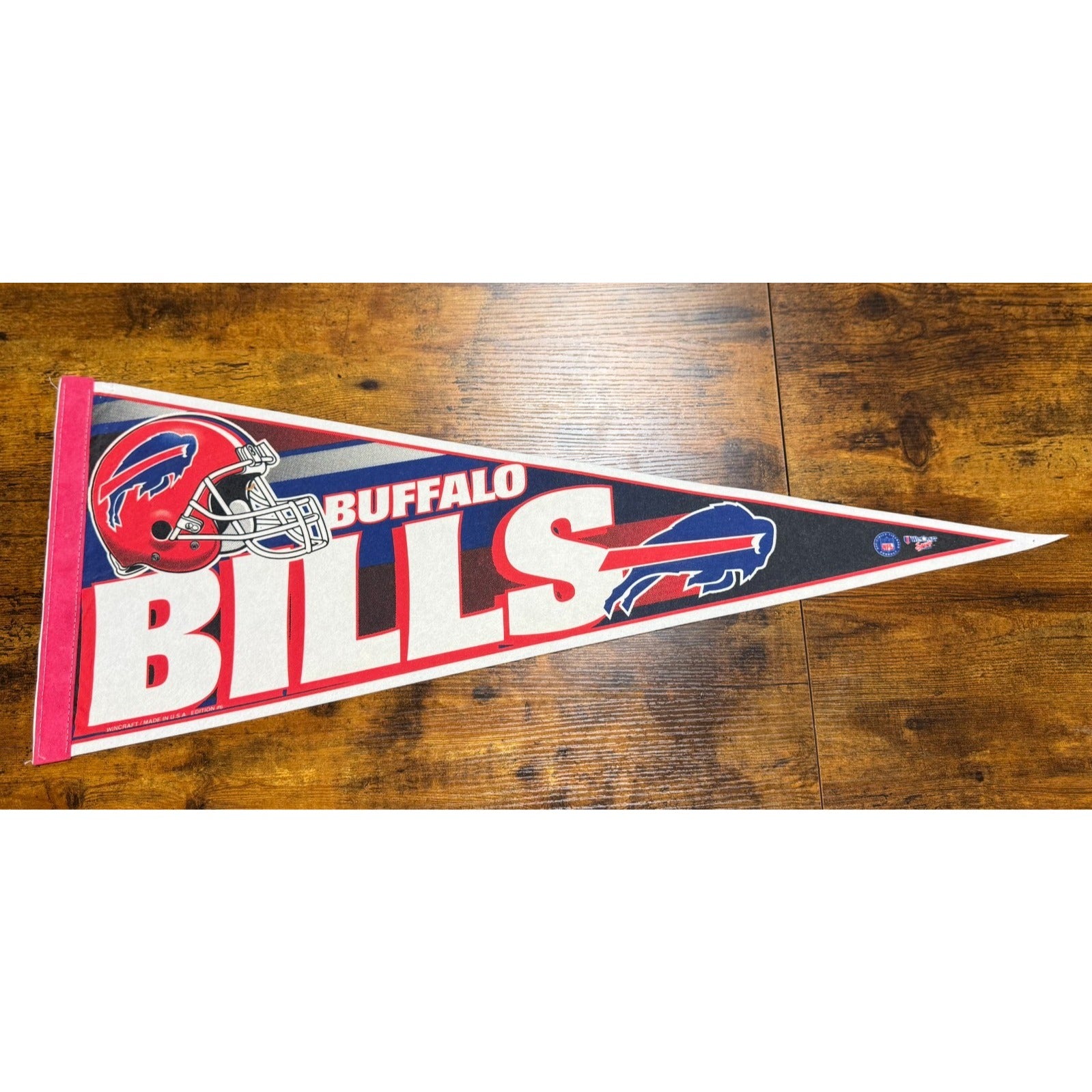 Vintage 90's NFL Buffalo Bills pennant