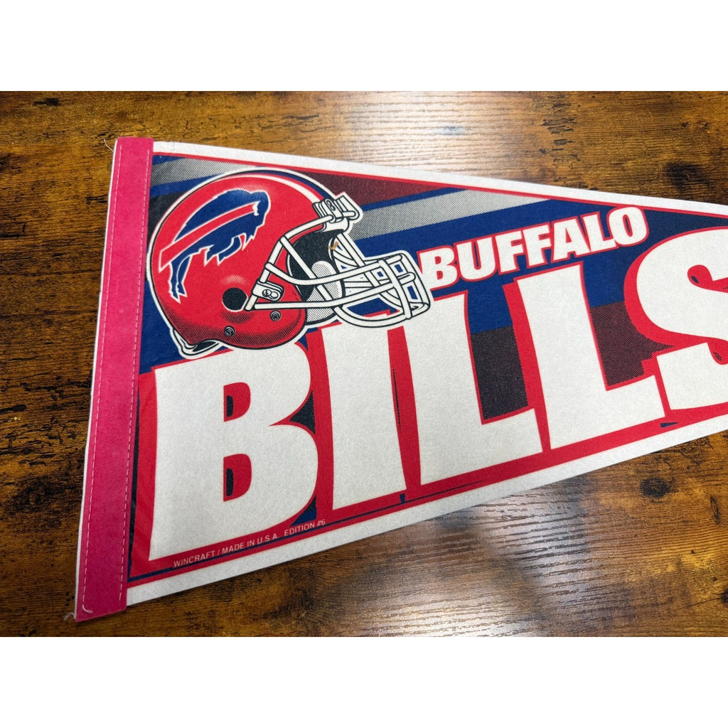 Vintage 90's NFL Buffalo Bills pennant