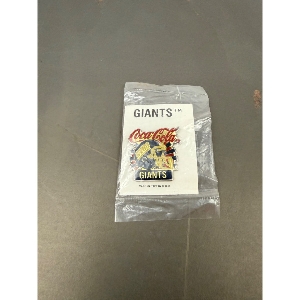 New Coca-Cola Giants Collectible Enamel Pin With Helmet Design