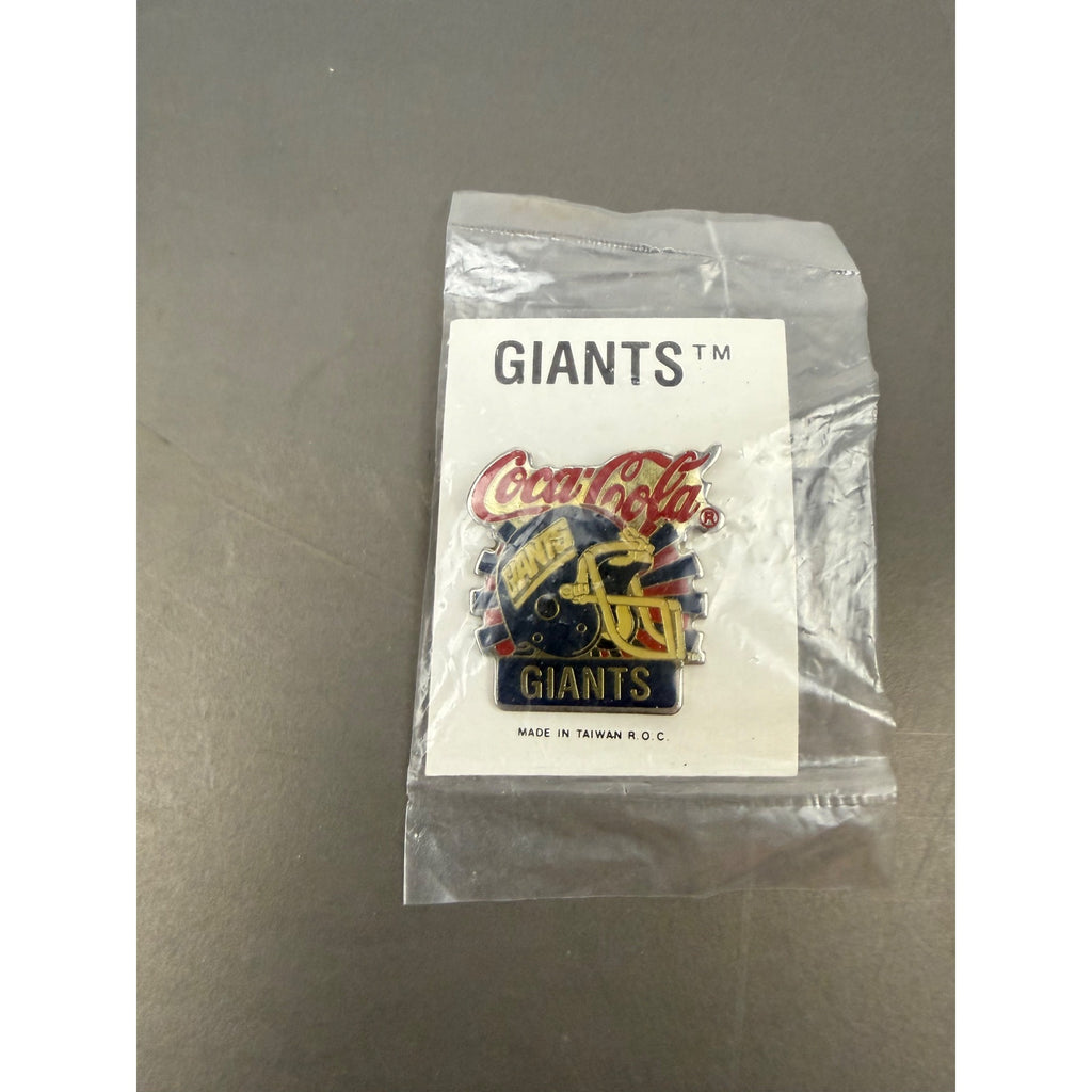 New Coca-Cola Giants Collectible Enamel Pin With Helmet Design