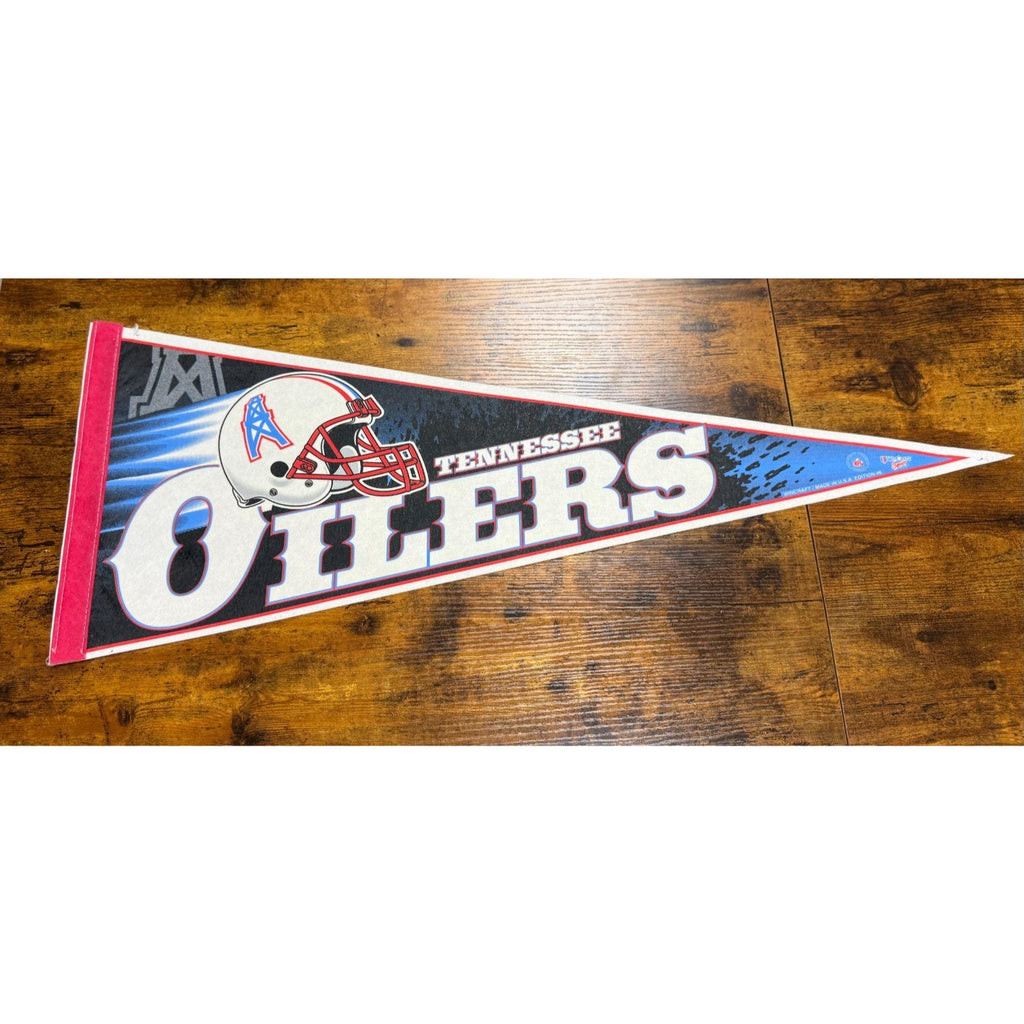 Vintage 90's NFL Tennessee Oilers pennant