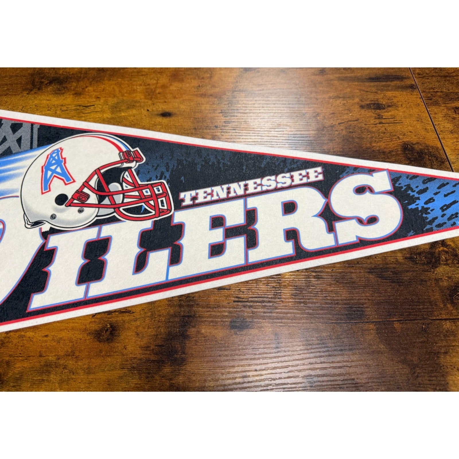 Vintage 90's NFL Tennessee Oilers pennant