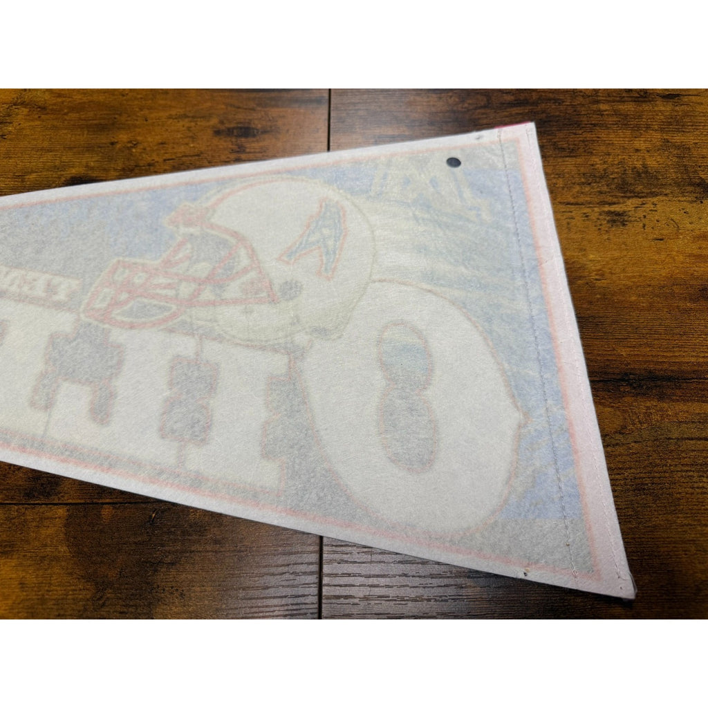 Vintage 90's NFL Tennessee Oilers pennant