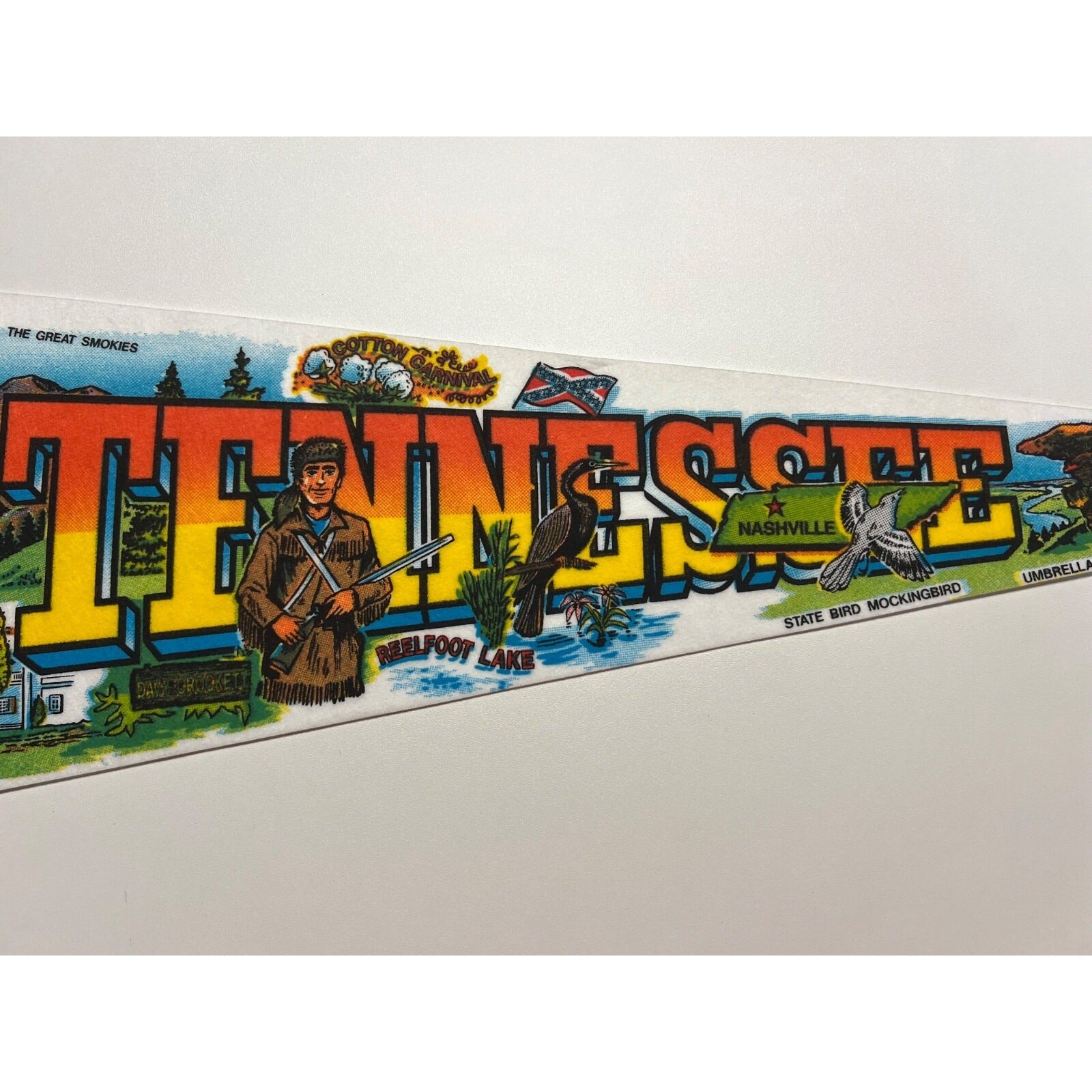 Vintage Tennessee pennant Made in USA