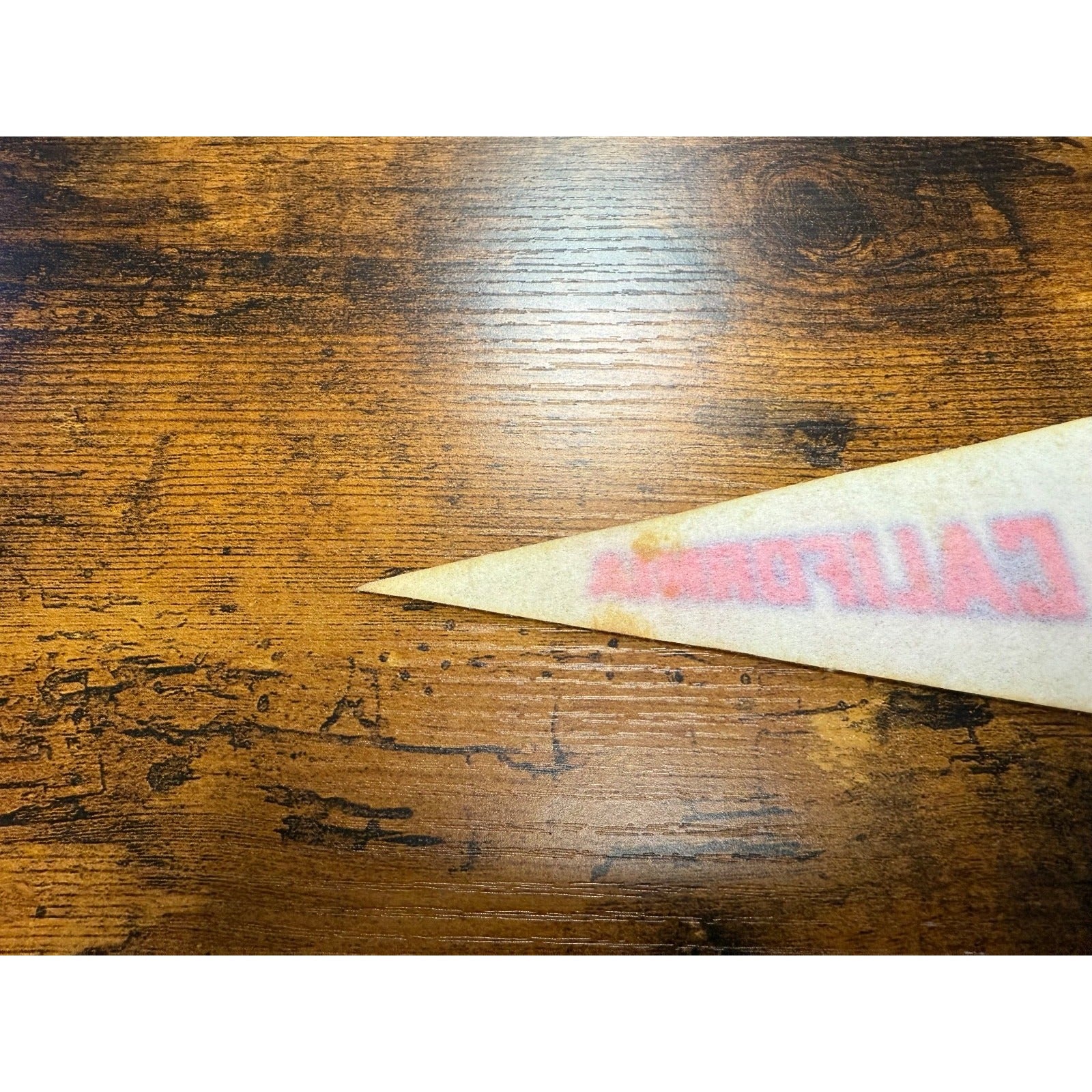 Vintage California Angels baseball pennant