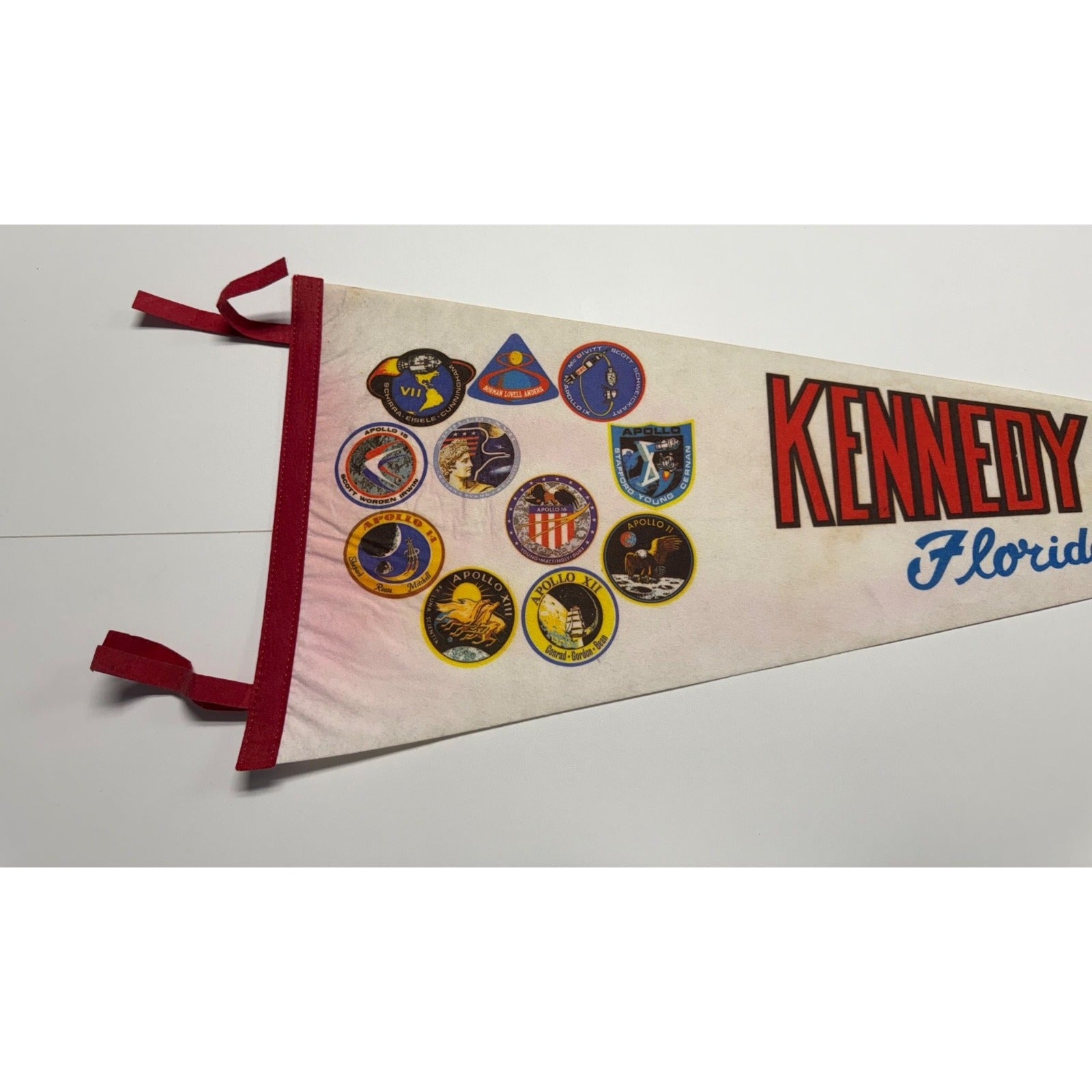 Vintage Kennedy Space Center, Florida pennant