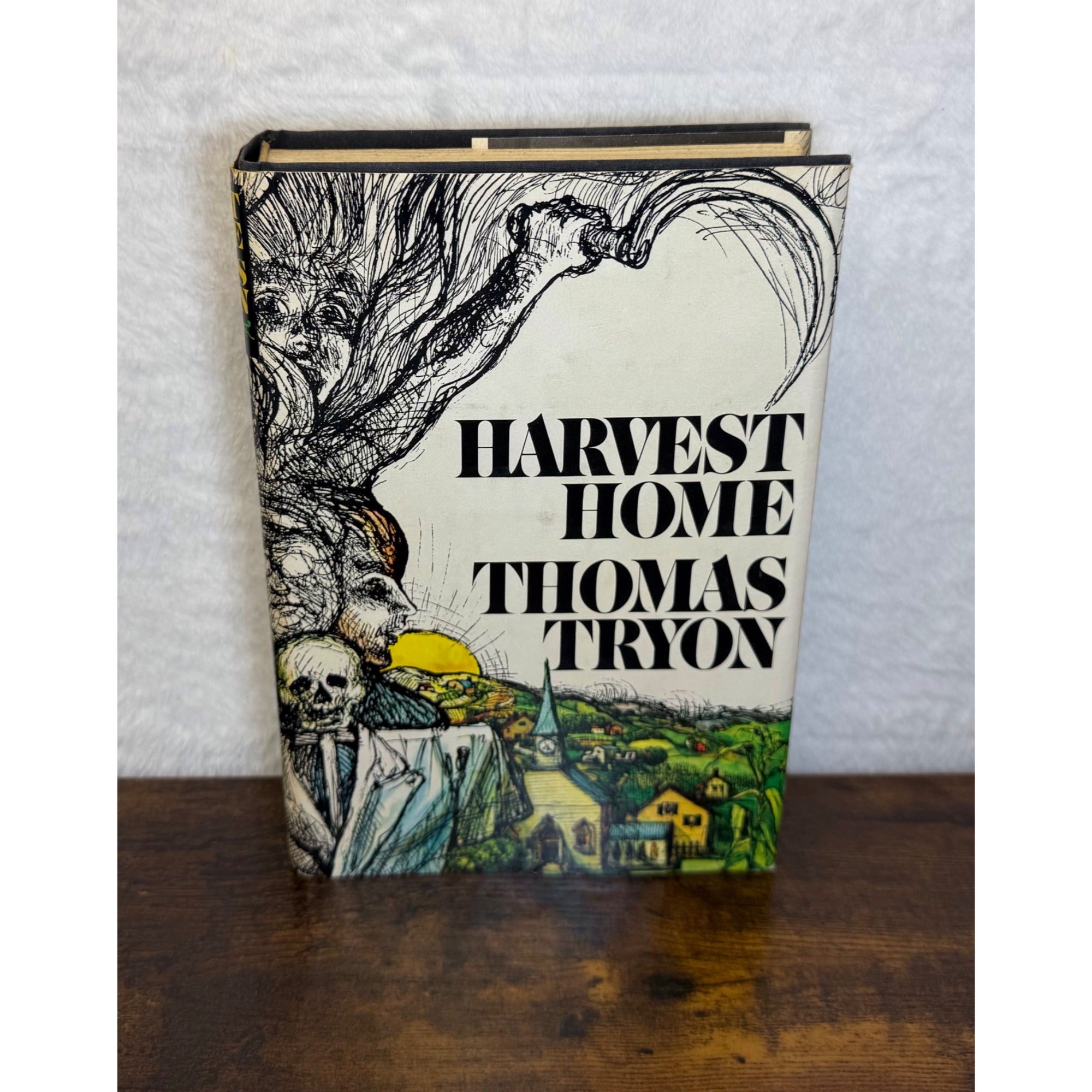 Harvest Home By Thomas Tryon Hardcover First Edition With Dust Jacket