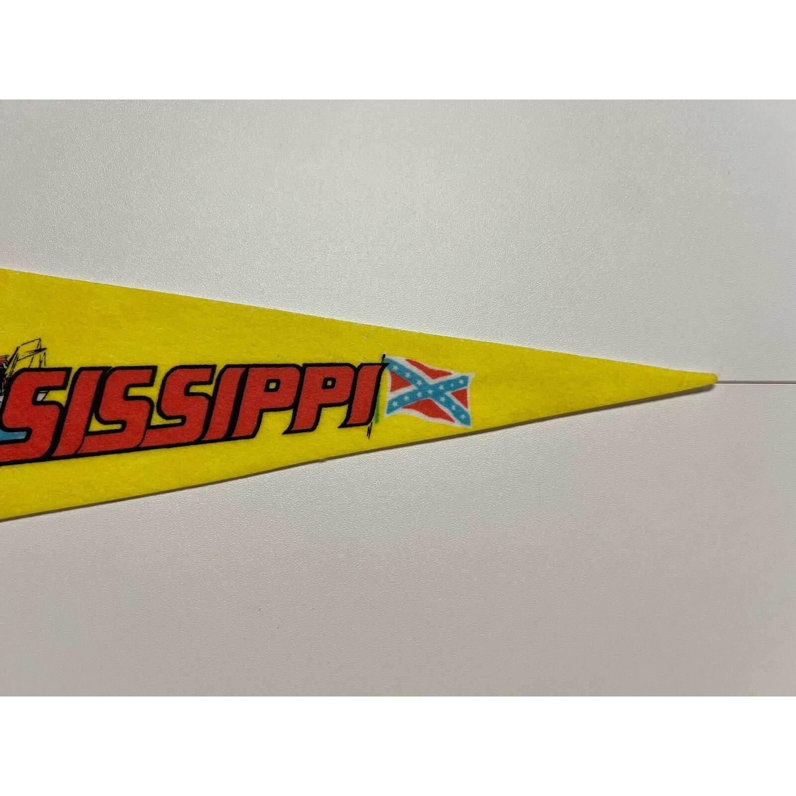 Vintage Mississippi mini pennant Made in USA