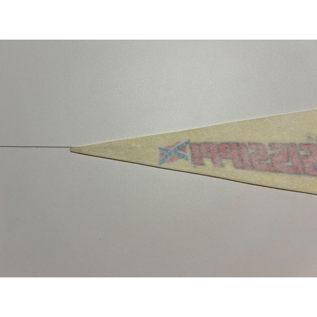 Vintage Mississippi mini pennant Made in USA