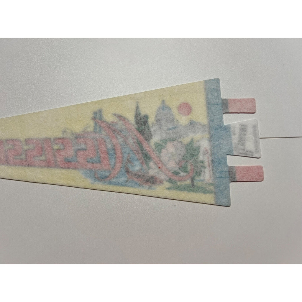 Vintage Mississippi mini pennant Made in USA