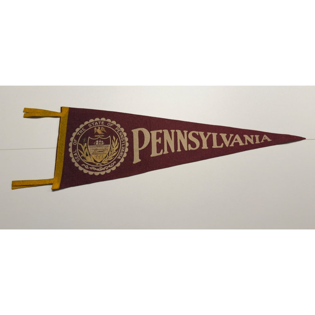 Vintage Pennsylvania state seal pennant