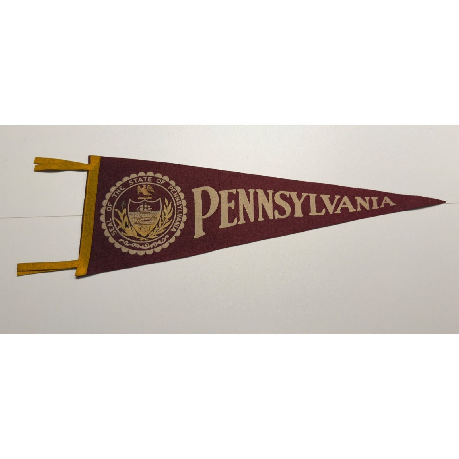 Vintage Pennsylvania state seal pennant