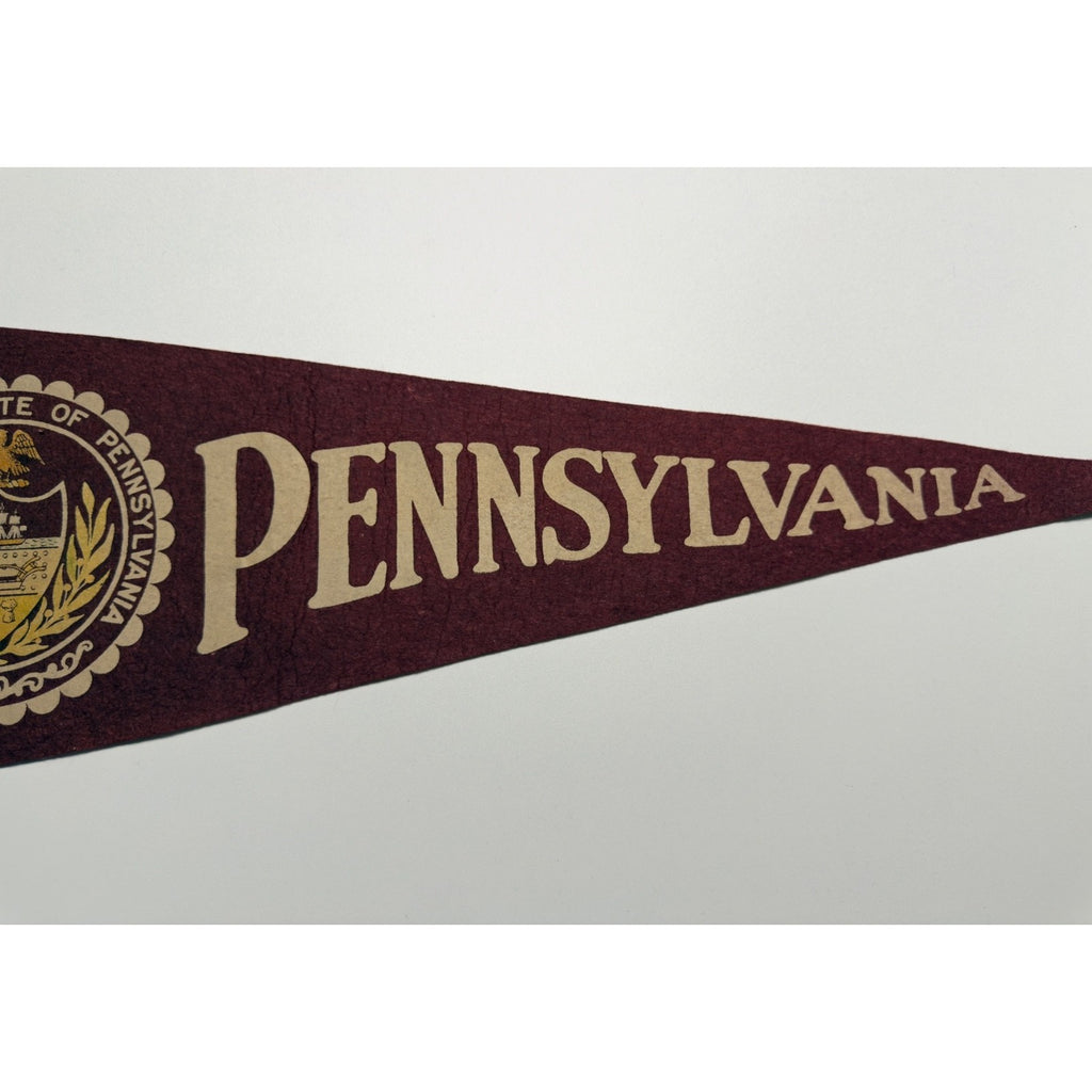 Vintage Pennsylvania state seal pennant