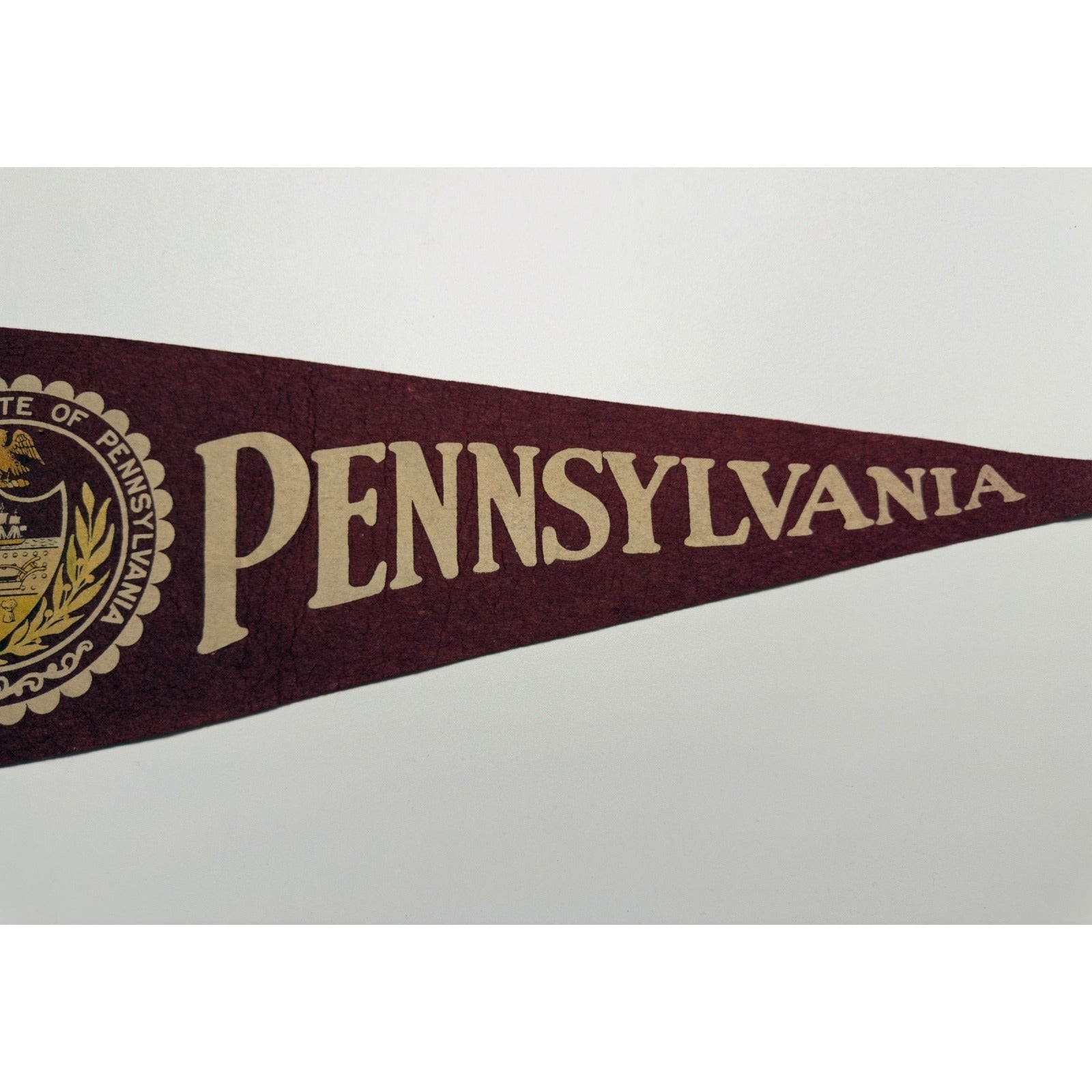 Vintage Pennsylvania state seal pennant