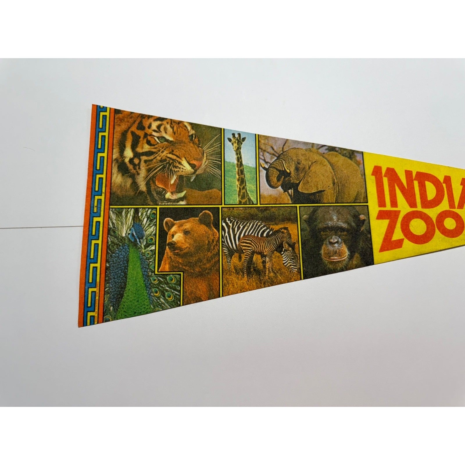 Vintage Indianapolis zoo pennant