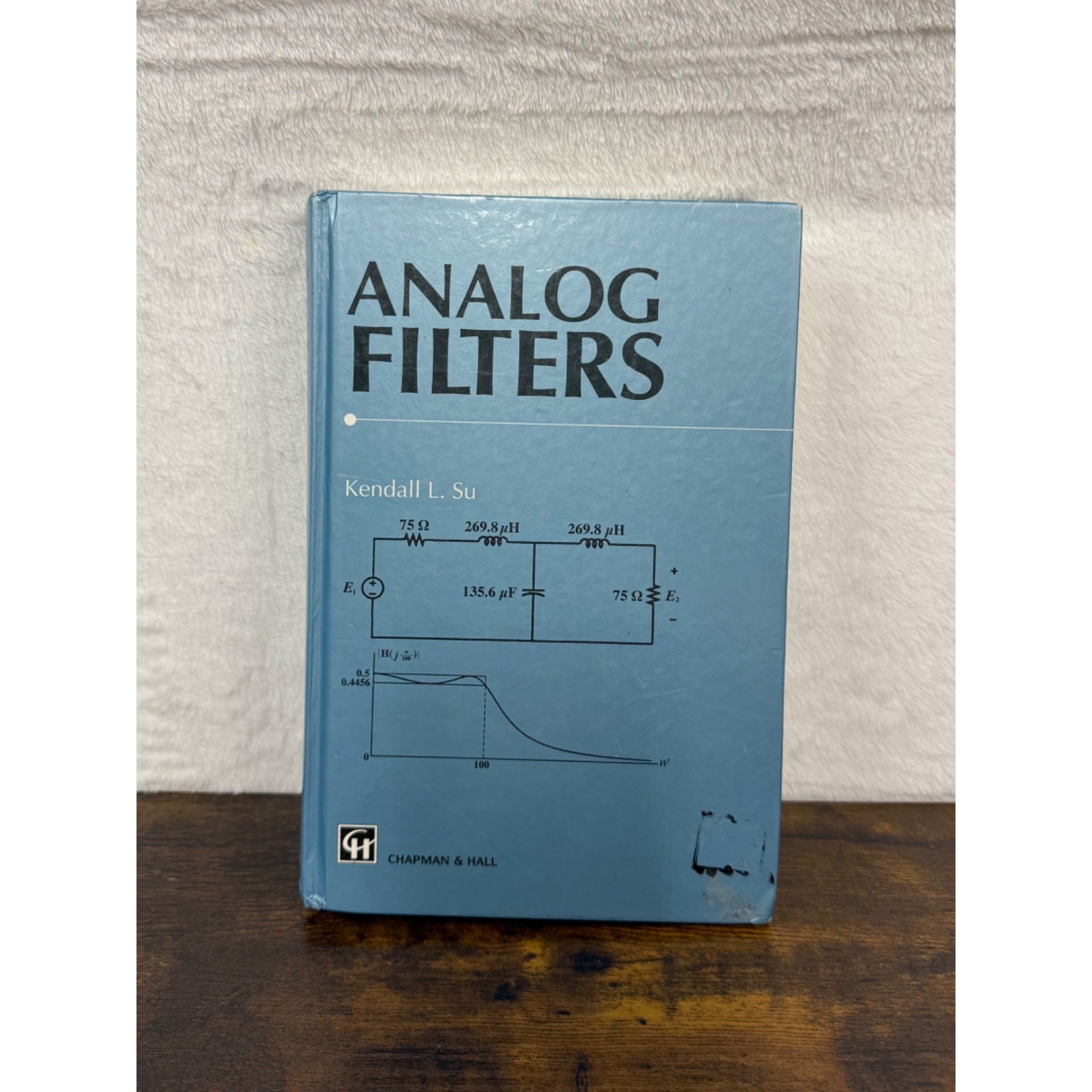 Analog Filters By Kendall L. Su Hardcover Chapman & Hall 1994 Edition