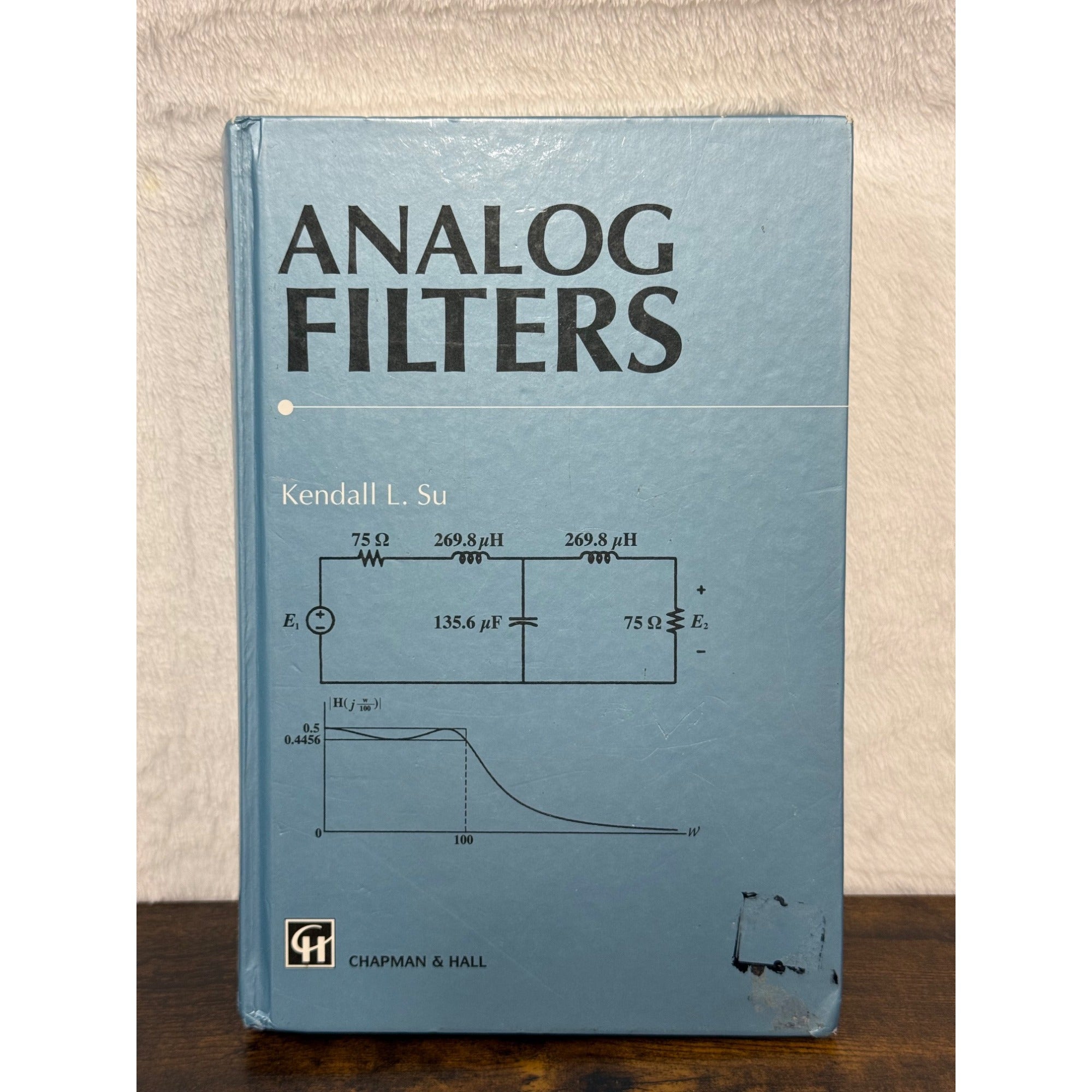 Analog Filters By Kendall L. Su Hardcover Chapman & Hall 1994 Edition