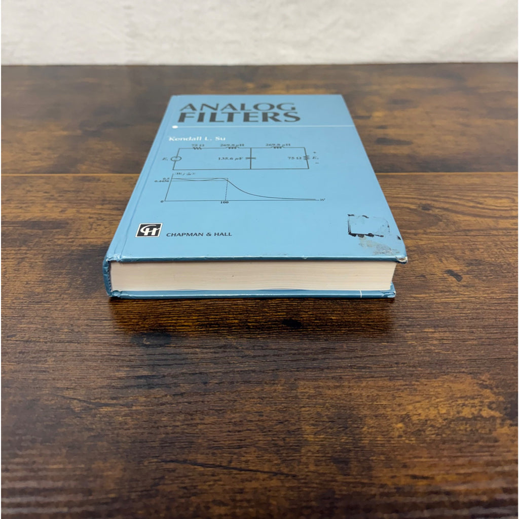 Analog Filters By Kendall L. Su Hardcover Chapman & Hall 1994 Edition