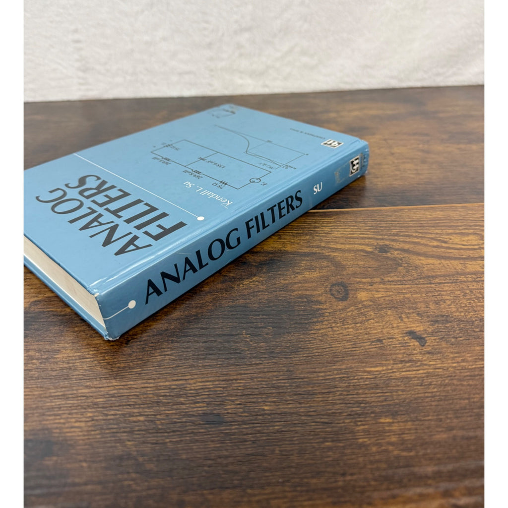 Analog Filters By Kendall L. Su Hardcover Chapman & Hall 1994 Edition