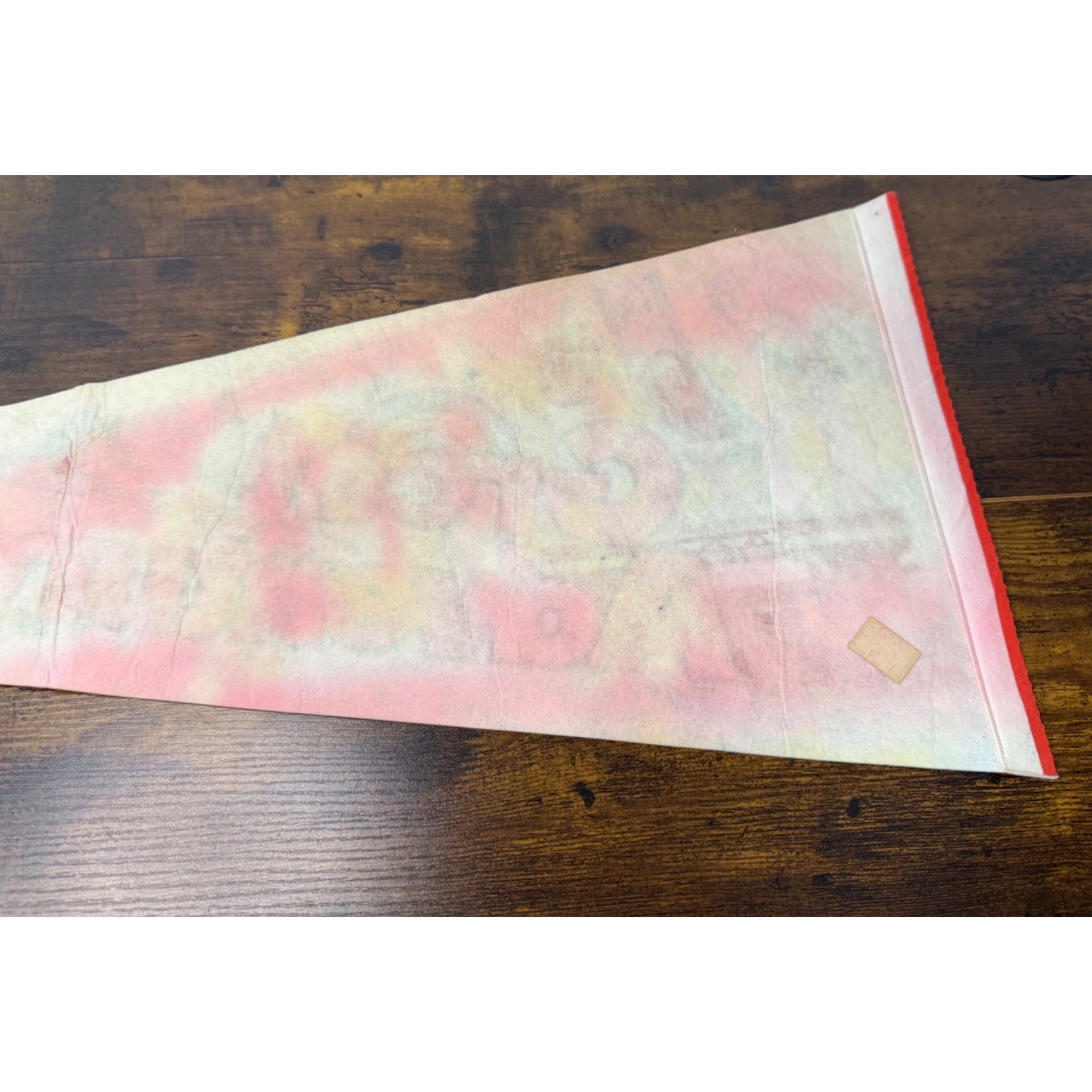 Vintage Six Flags Great Adventure Souvenir Pennant With Vibrant Graphics