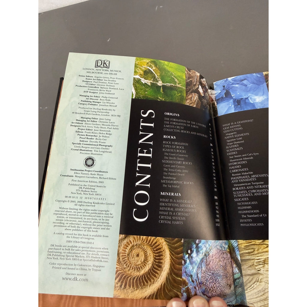Smithsonian Rock And Gem Hardcover Book By Ronald Louis Bonewitz