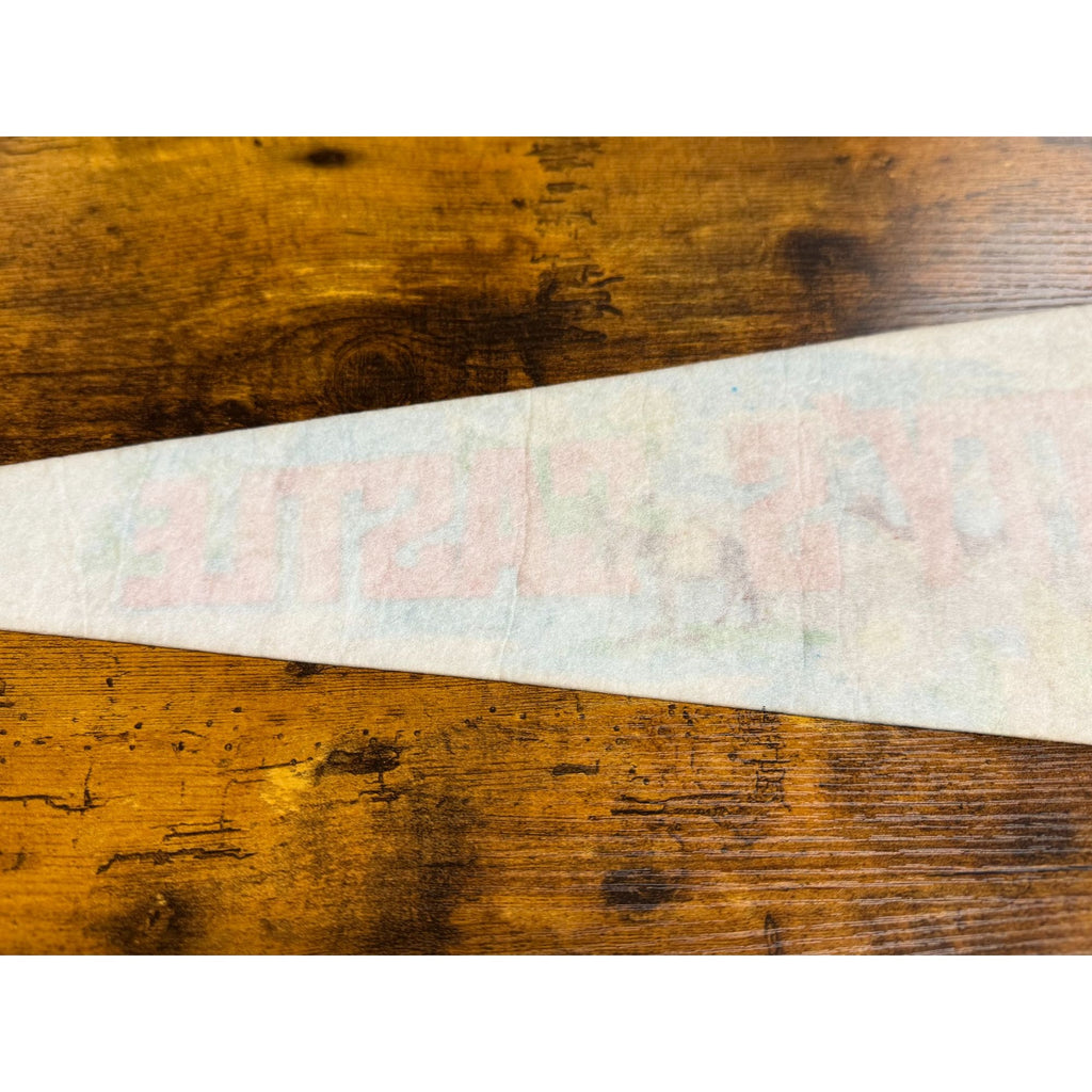 Vintage Scottys Castle Death Valley National Monument California Souvenir Pennant