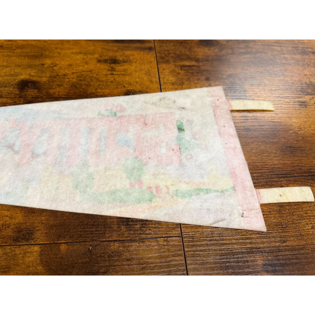 Vintage Scottys Castle Death Valley National Monument California Souvenir Pennant