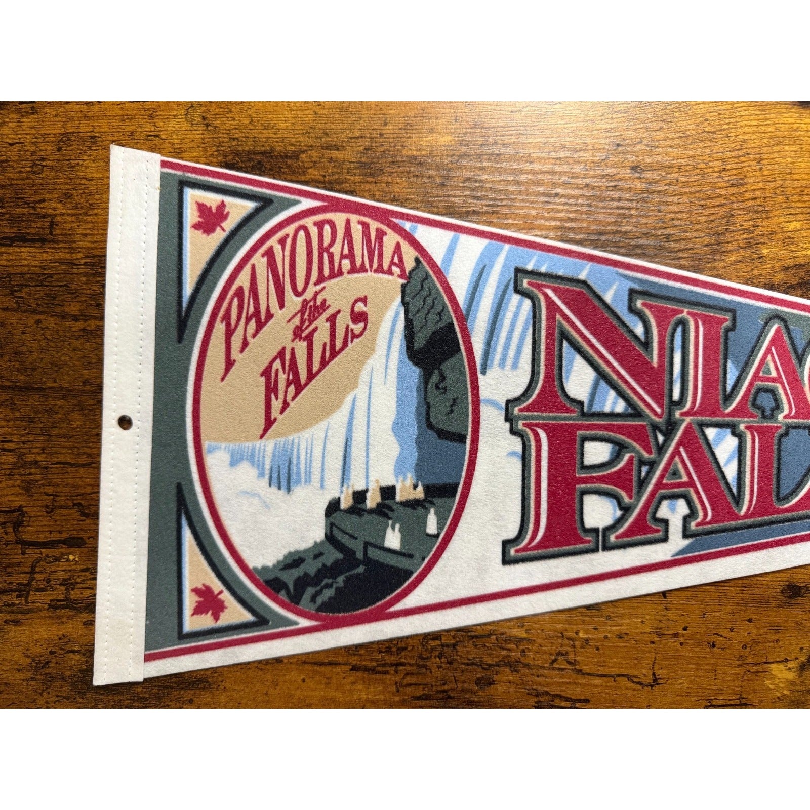Vintage 1999 Niagara Falls, Canada Panorama of the Falls pennant