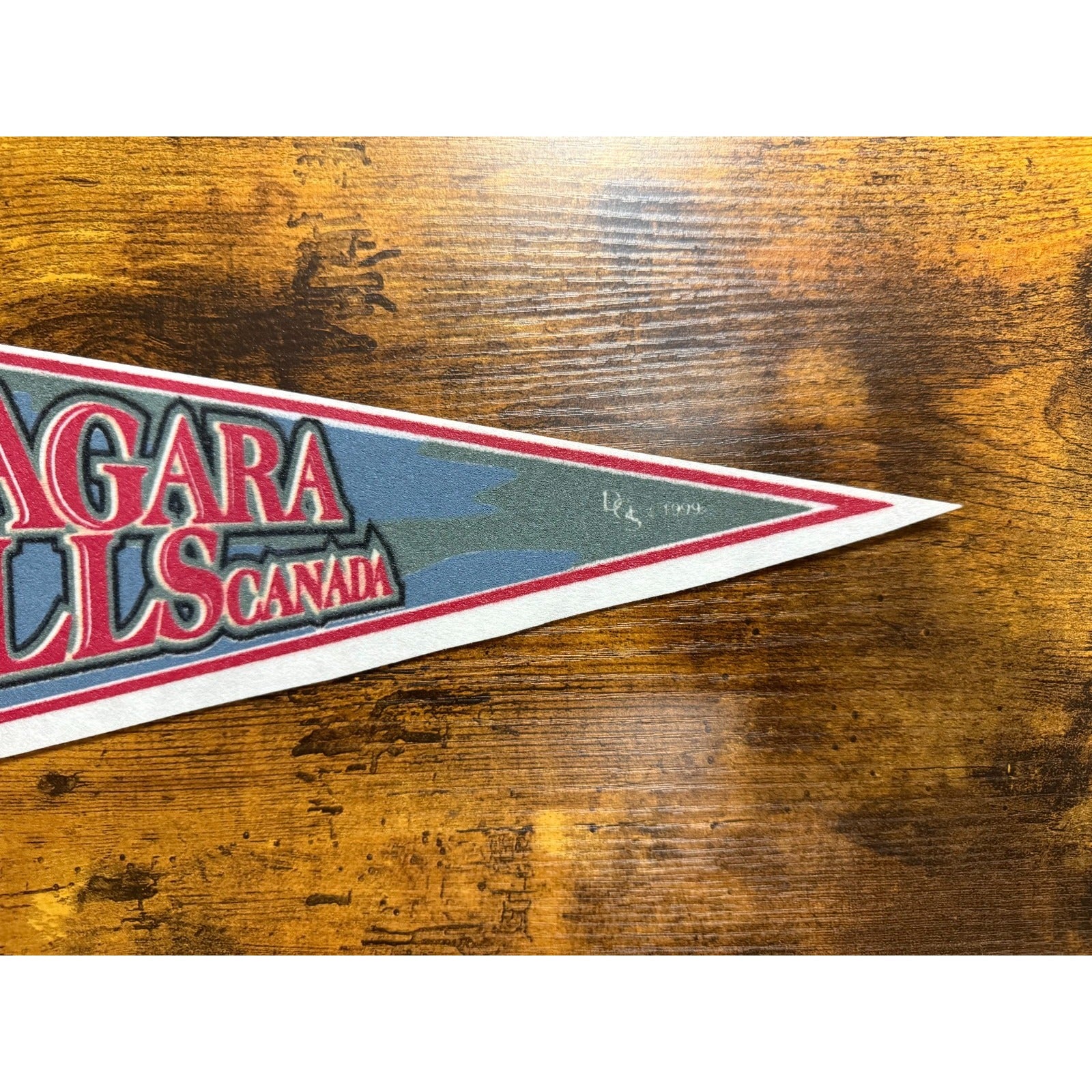 Vintage 1999 Niagara Falls, Canada Panorama of the Falls pennant