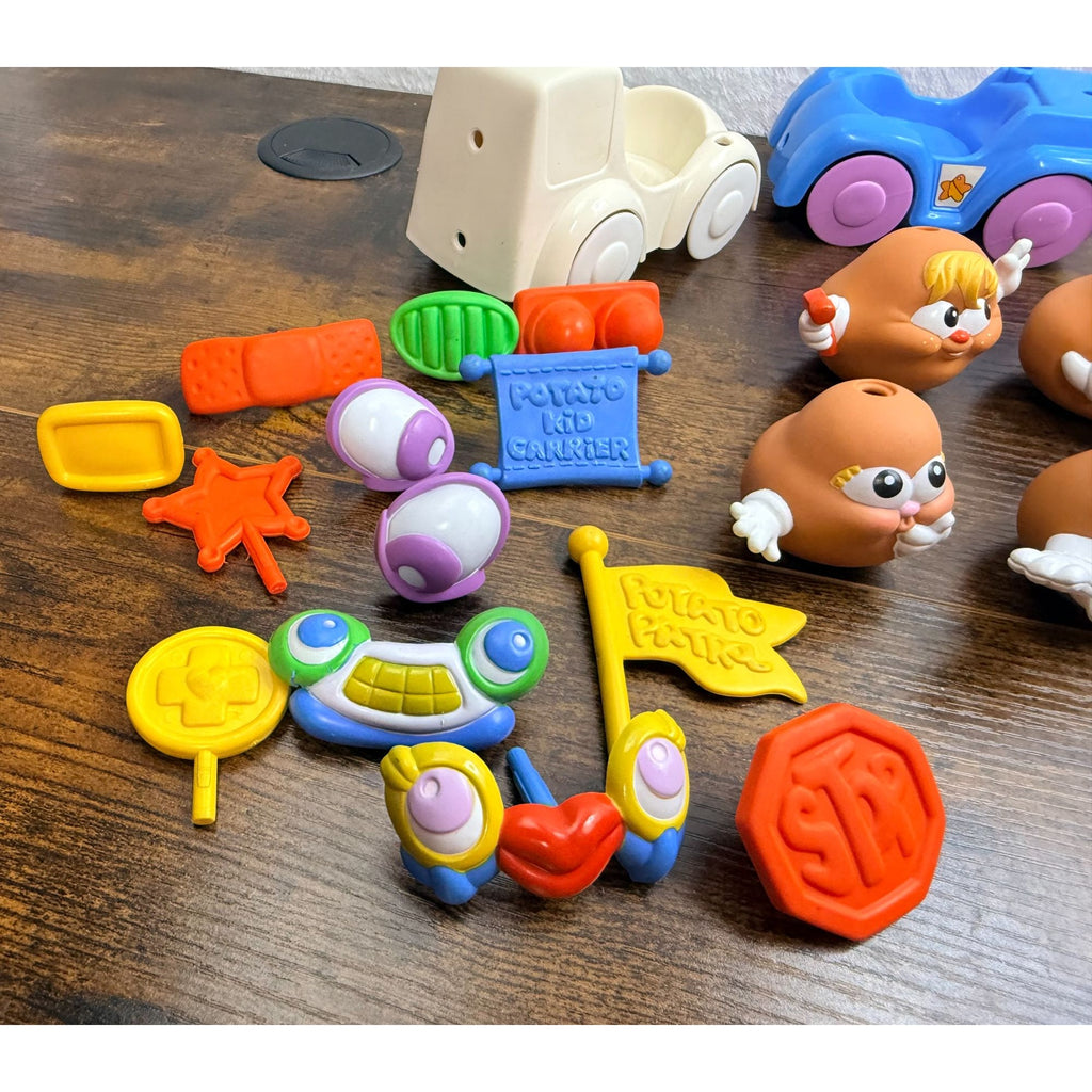 Vintage Mr. Potato Head Playset With Bodies Hats Shoes & Accessories
