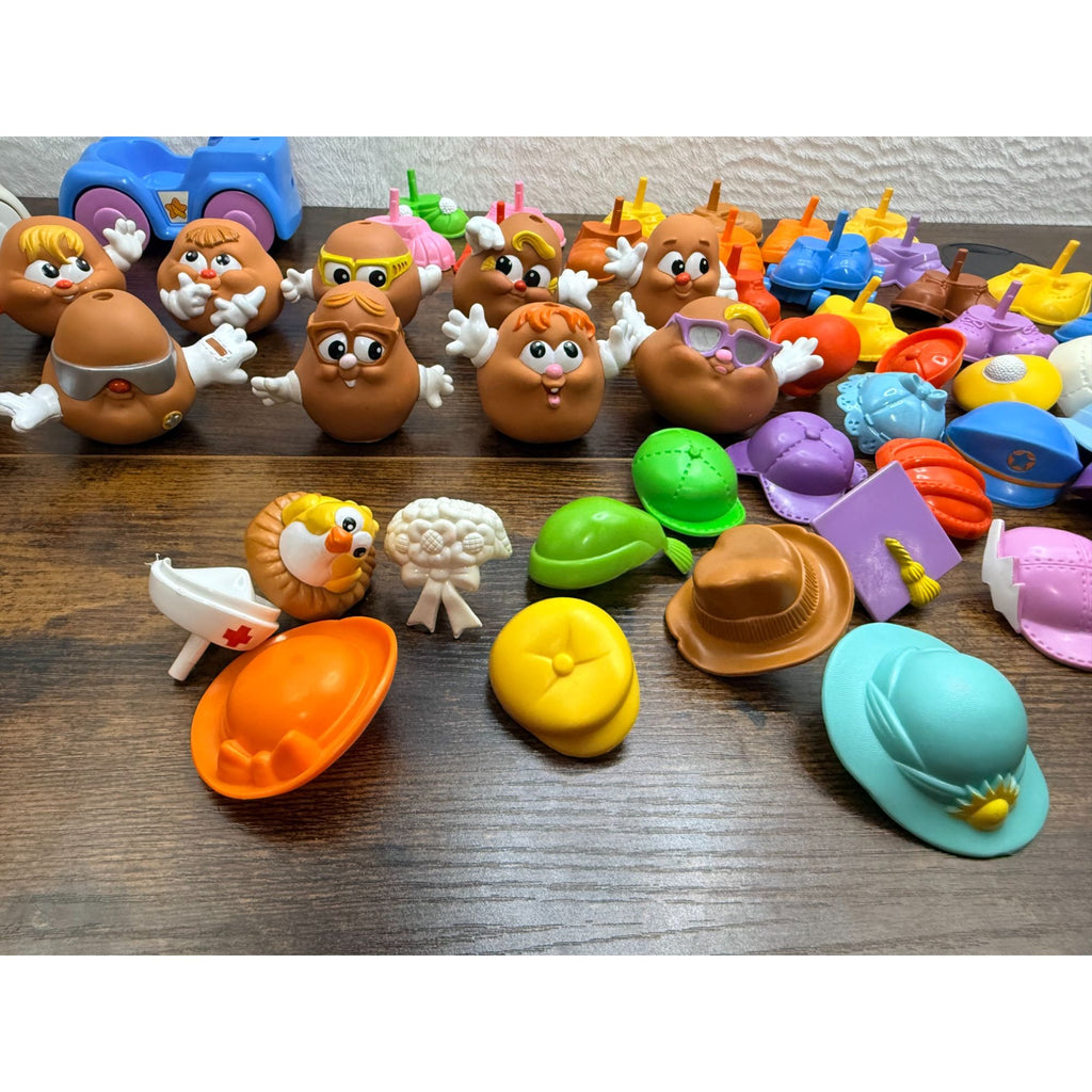 Vintage Mr. Potato Head Playset With Bodies Hats Shoes & Accessories