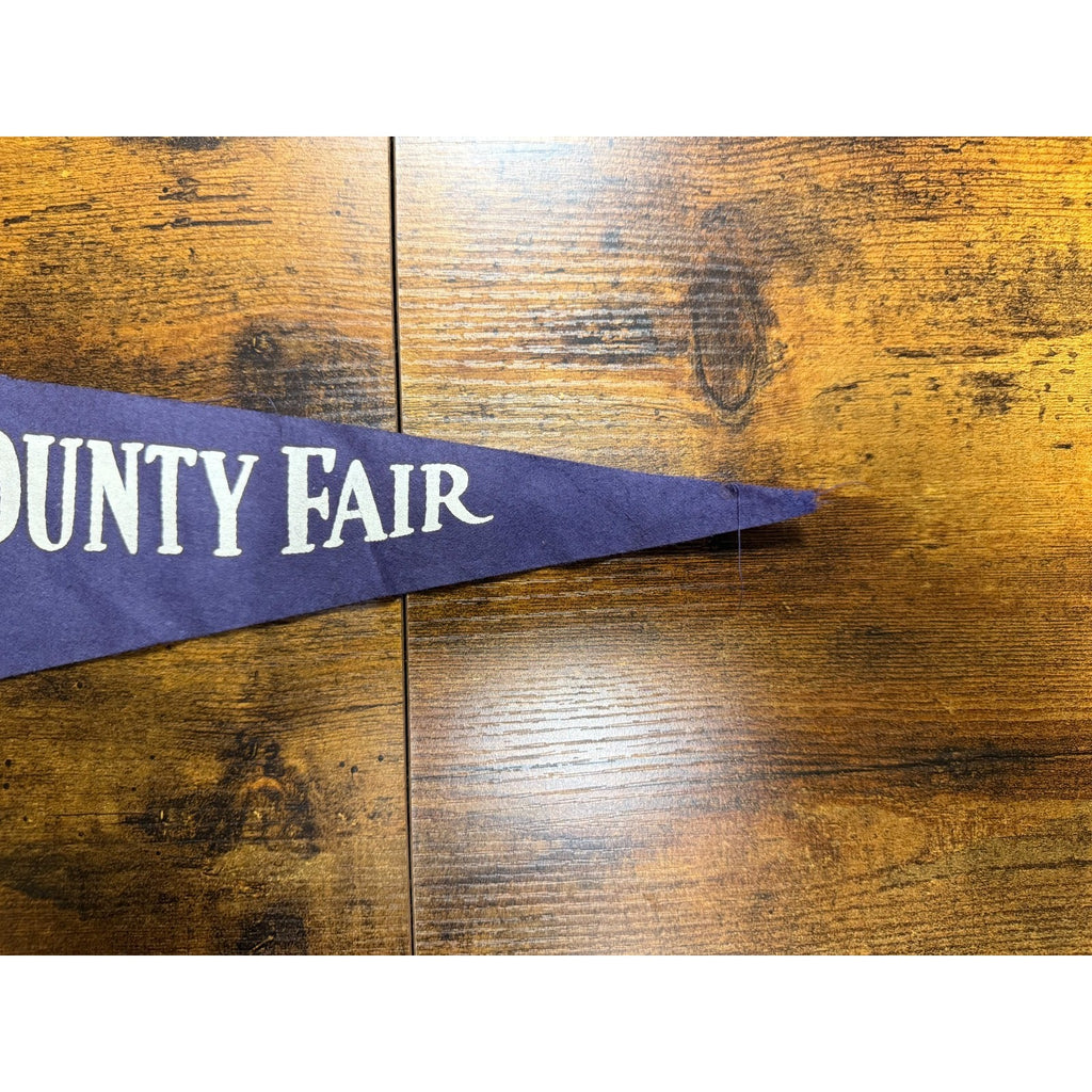 Vintage Alameda County Fair Pleasanton pennant