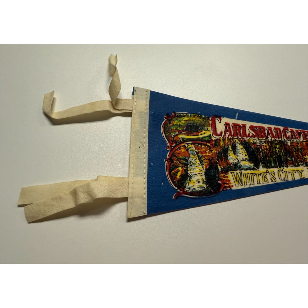 Vintage Carlsbad Caverns White's City, New Mexico pennant
