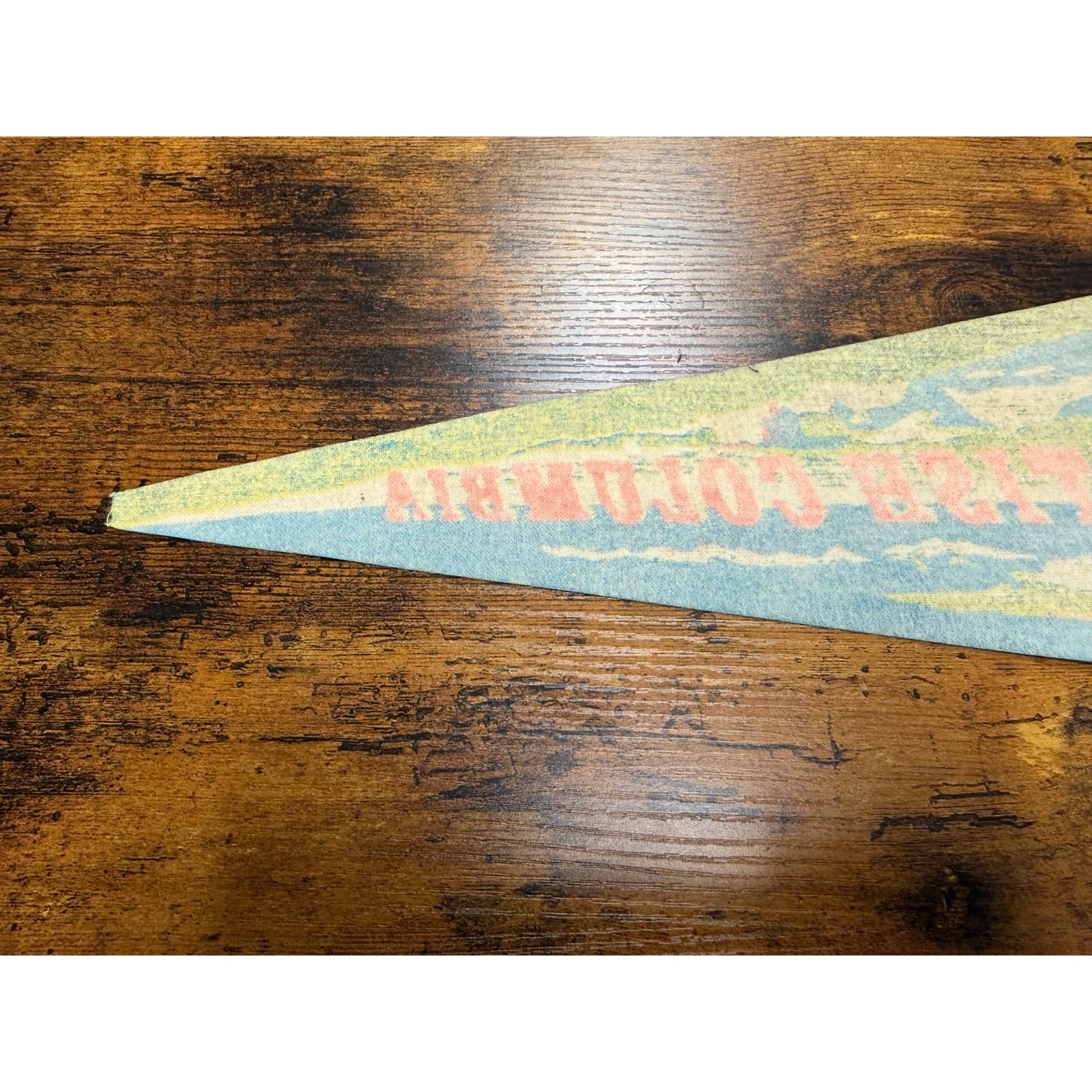 Vintage British Columbia pennant
