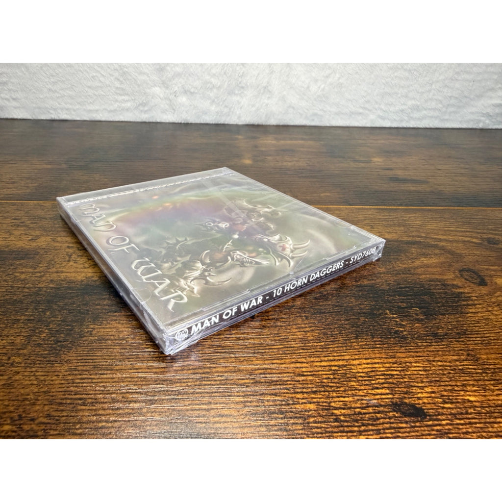 Man Of War CD 10 Horn Daggers Syntax Records 2001 Used