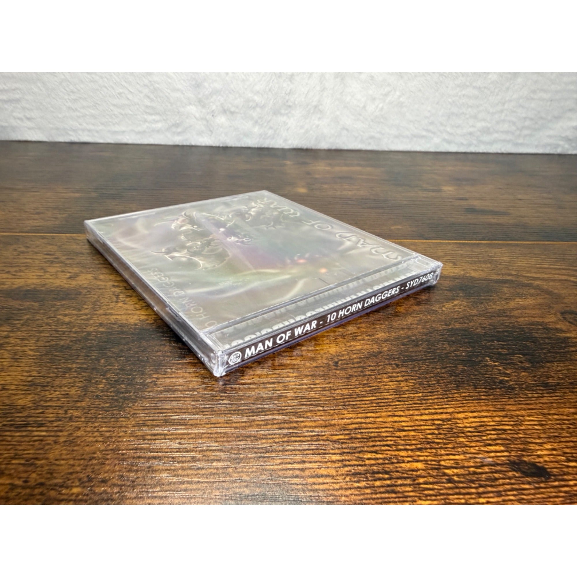 Man Of War CD 10 Horn Daggers Syntax Records 2001 Used