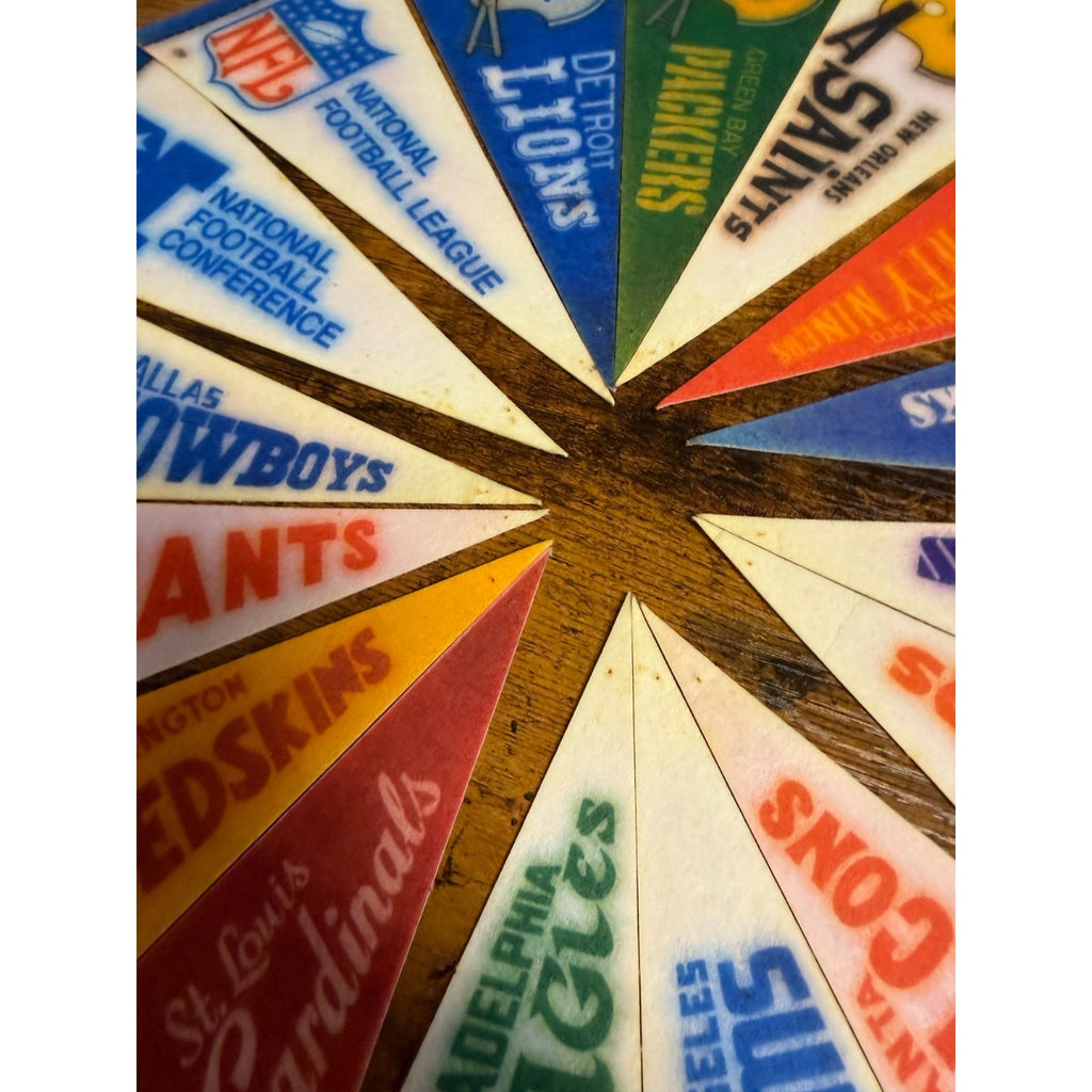 Vintage NFL NFC mini pennant set