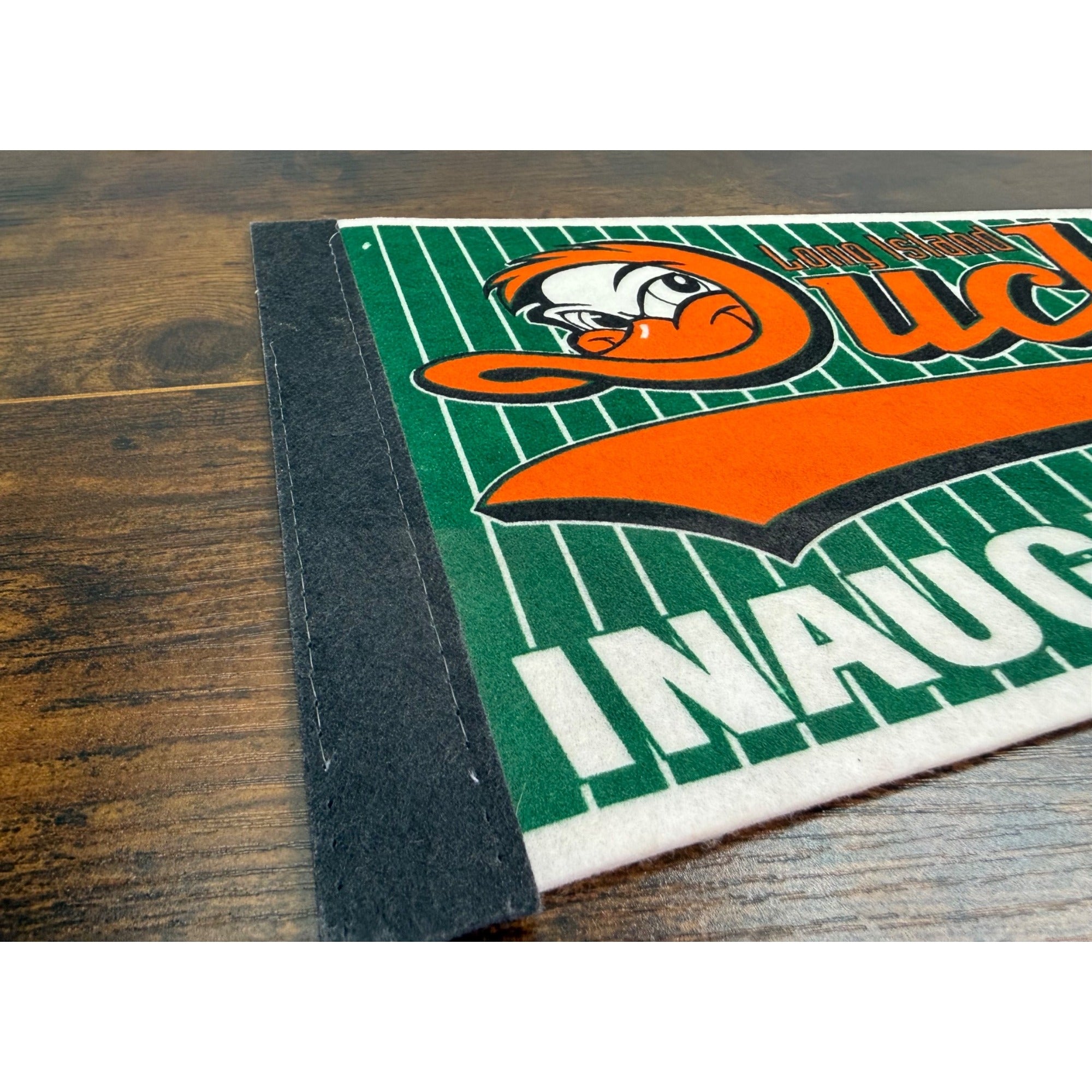Long Island Ducks Inaugural Season 2000 Vintage Felt Pennant 26.5 inches