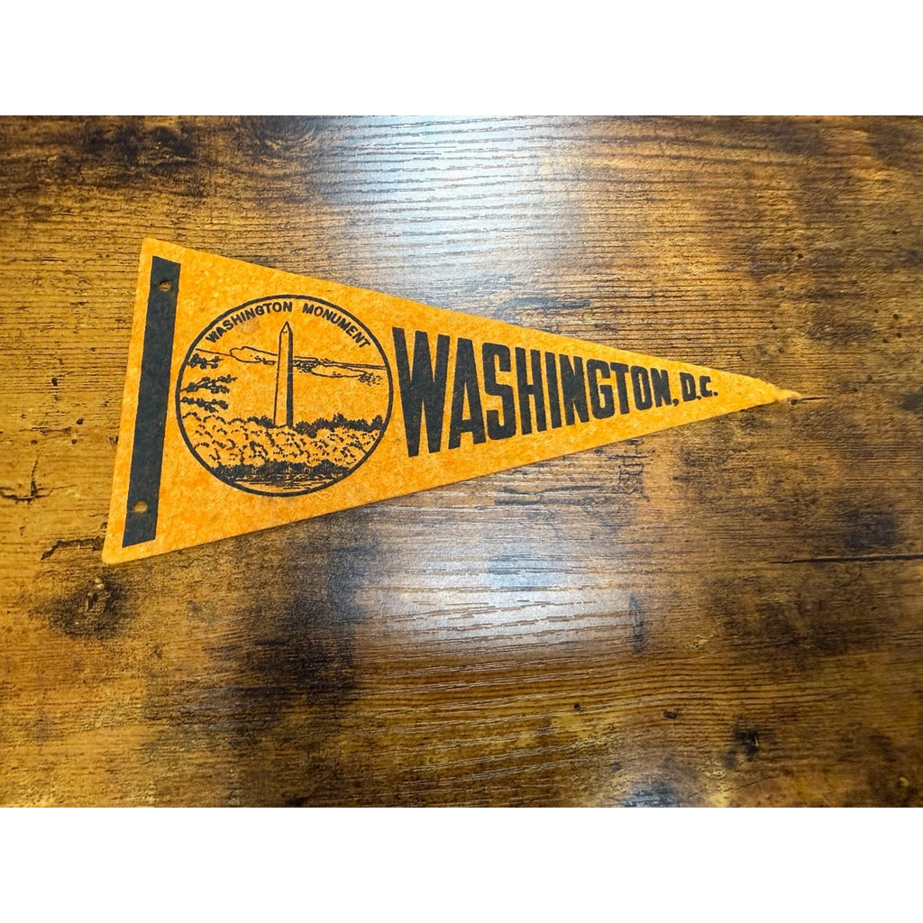 Vintage Washington, D.C. mini pennant