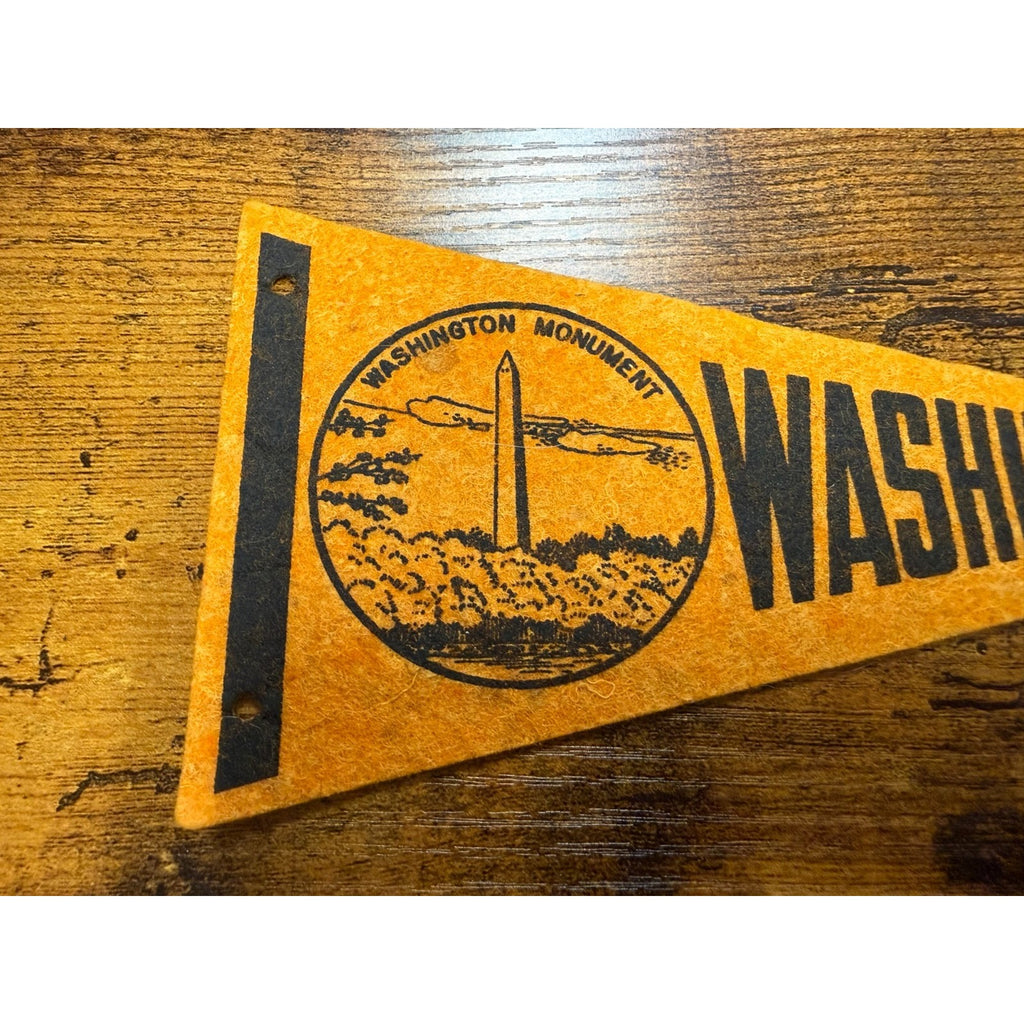 Vintage Washington, D.C. mini pennant