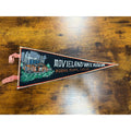 Vintage Movieland Wax Museum Buena park, California pennant Made in Japan