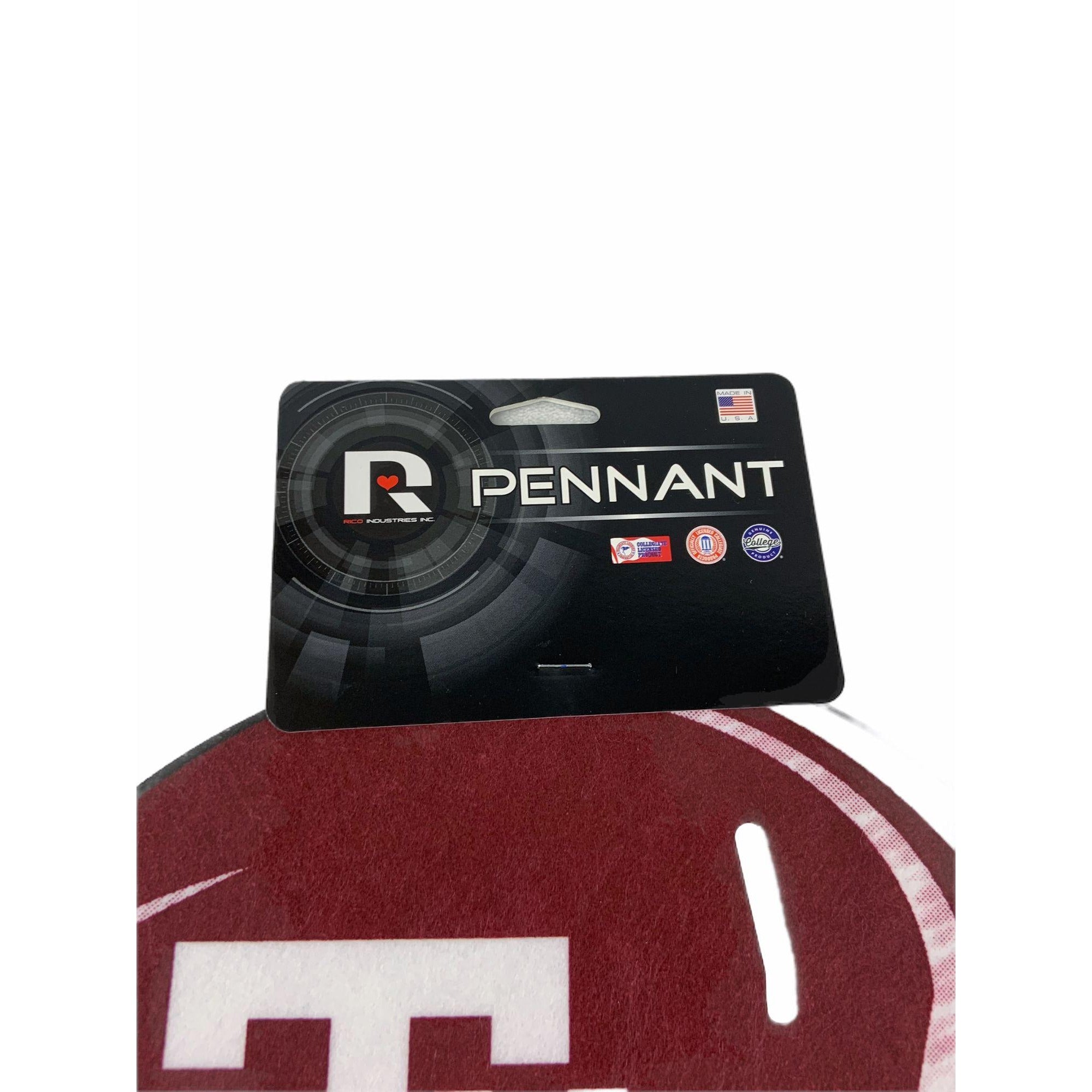 Texas A&M die cut helmet pennant