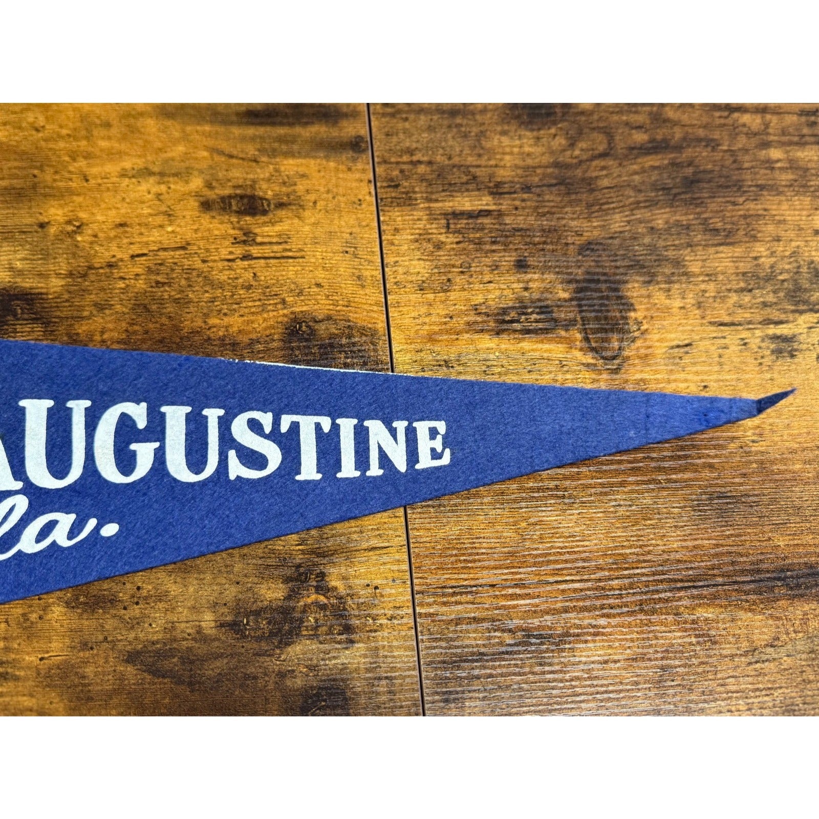 Vintage St. Augustine, Florida pennant Zorayda Castle