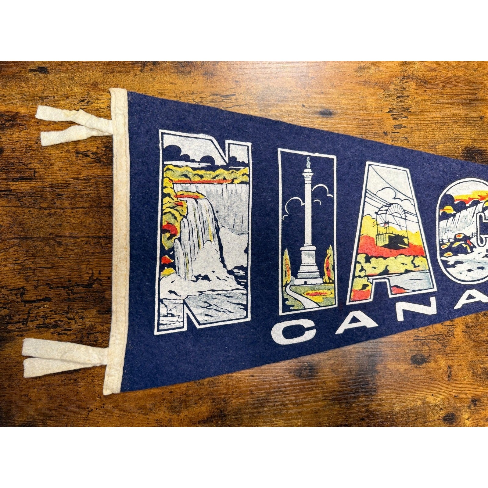 Vintage Niagara Falls Canada pennant